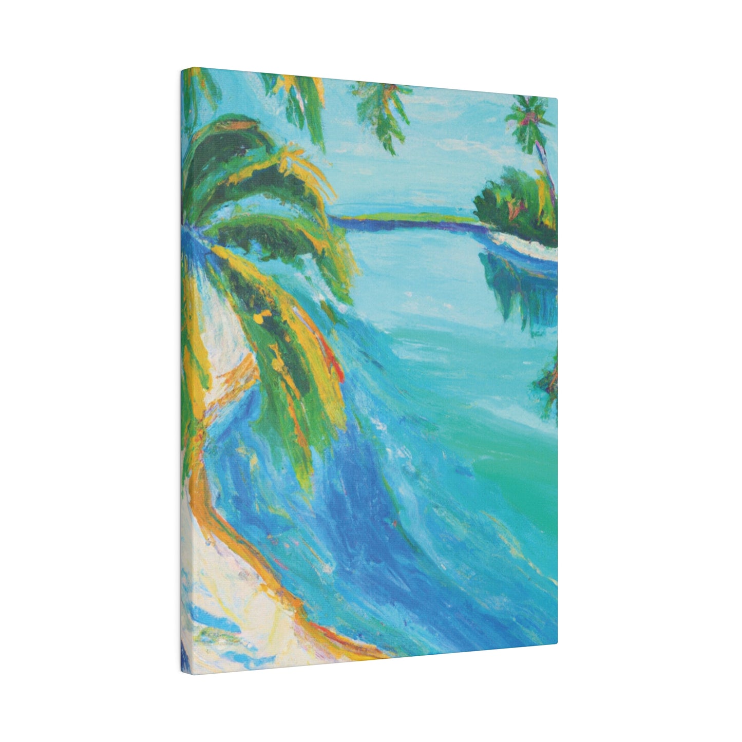 5339K - Bahamas Ocean Painting Print | Bahamas | Ocean | Beach | Poster | Home Decor | Wall Art | Canvas