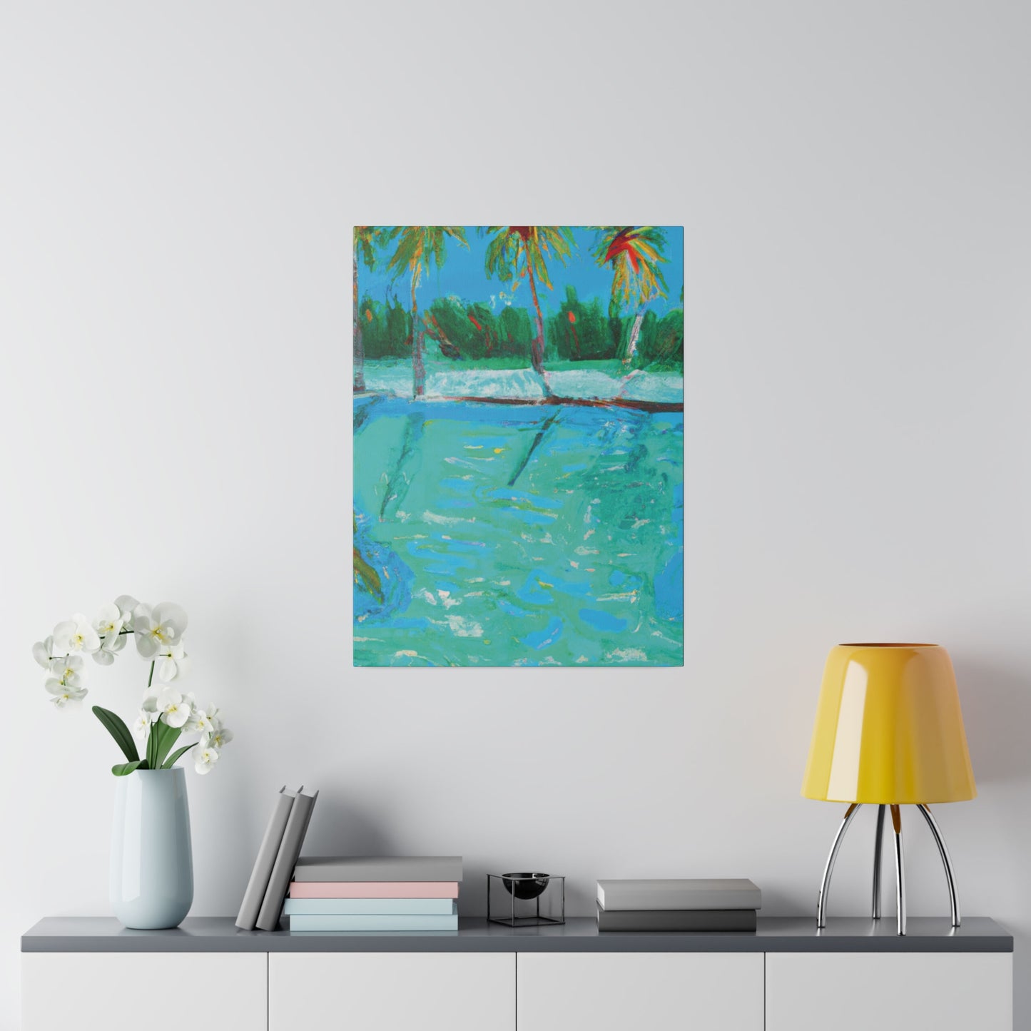 8483P - Bahamas Ocean Painting Print | Bahamas | Ocean | Beach | Poster | Home Decor | Wall Art | Canvas