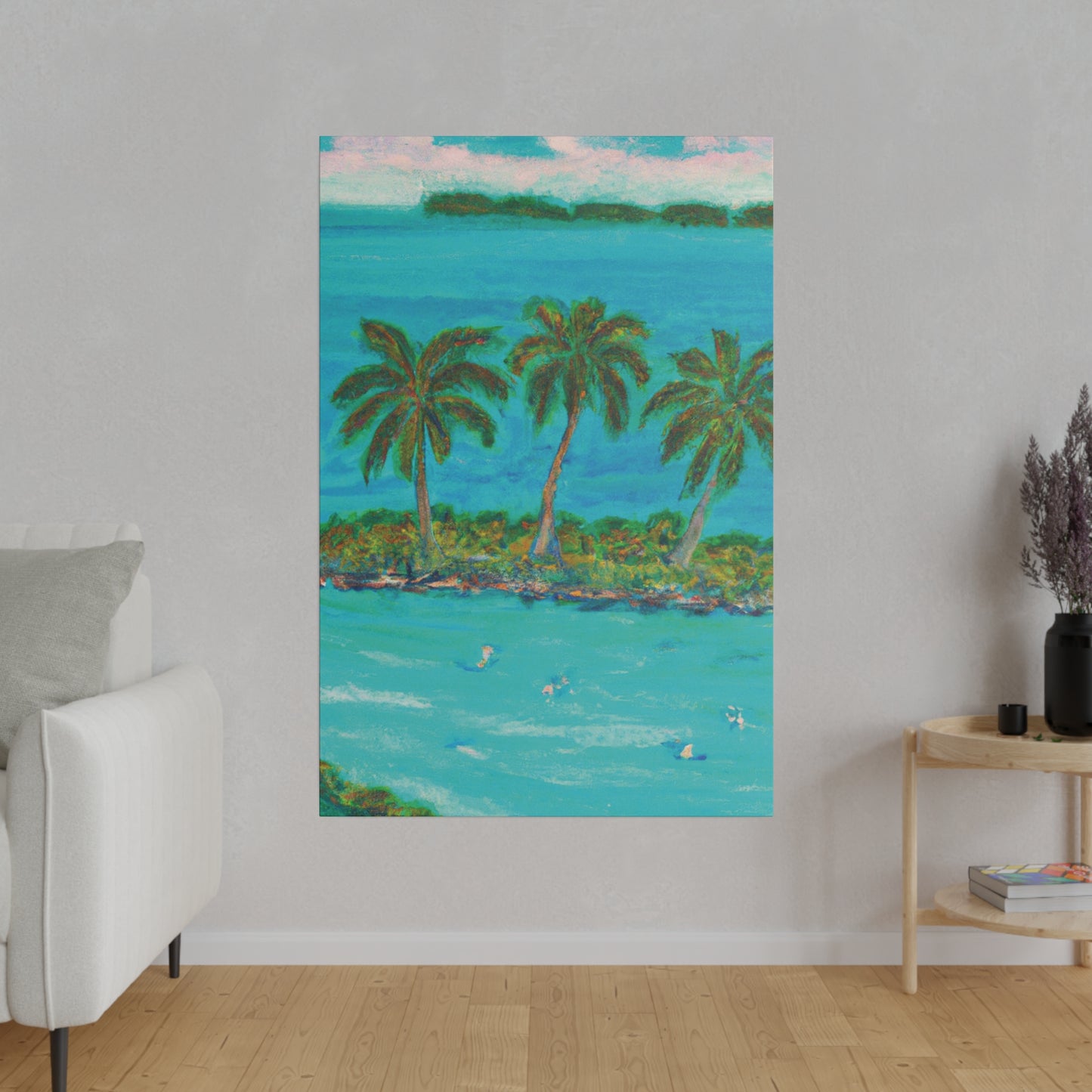 4205N - Bahamas Ocean Painting Print | Bahamas | Ocean | Beach | Poster | Home Decor | Wall Art | Canvas