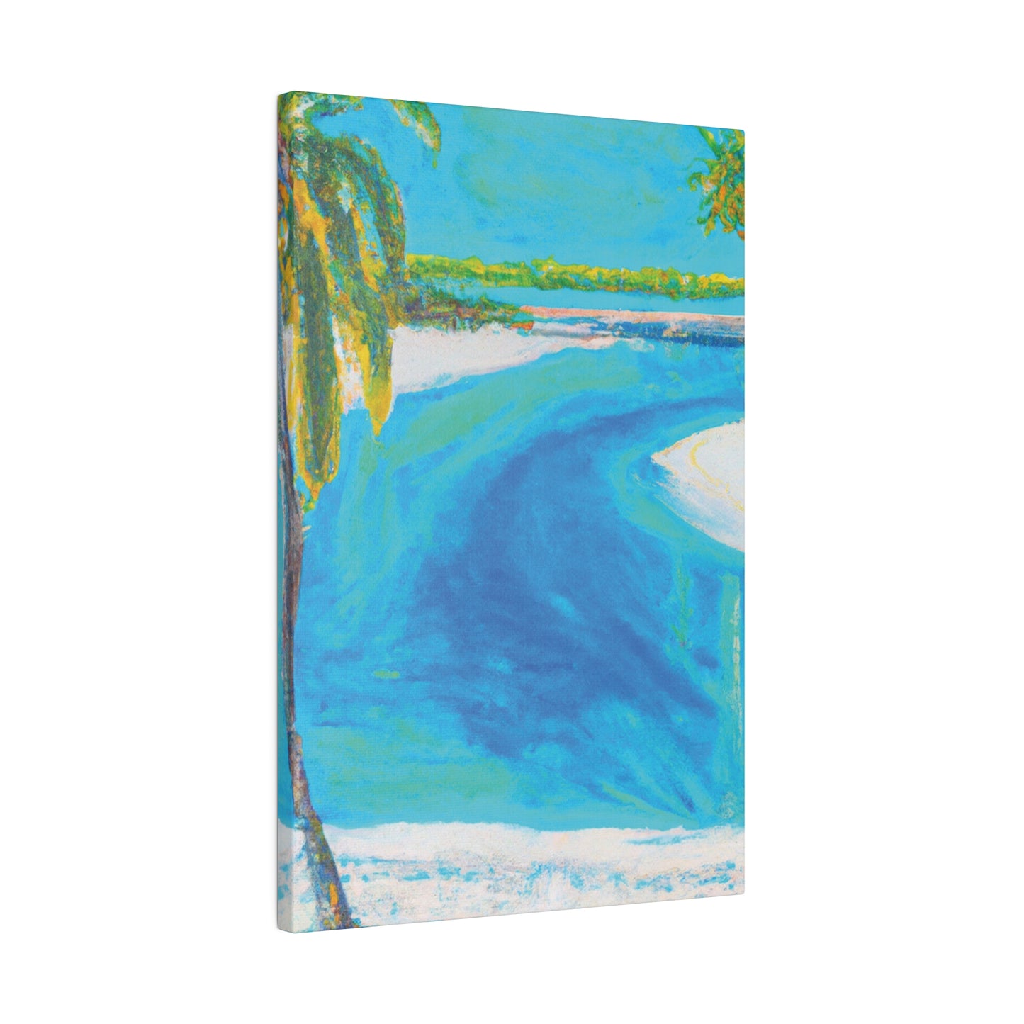 9106H - Bahamas Ocean Painting Print | Bahamas | Ocean | Beach | Poster | Home Decor | Wall Art | Canvas