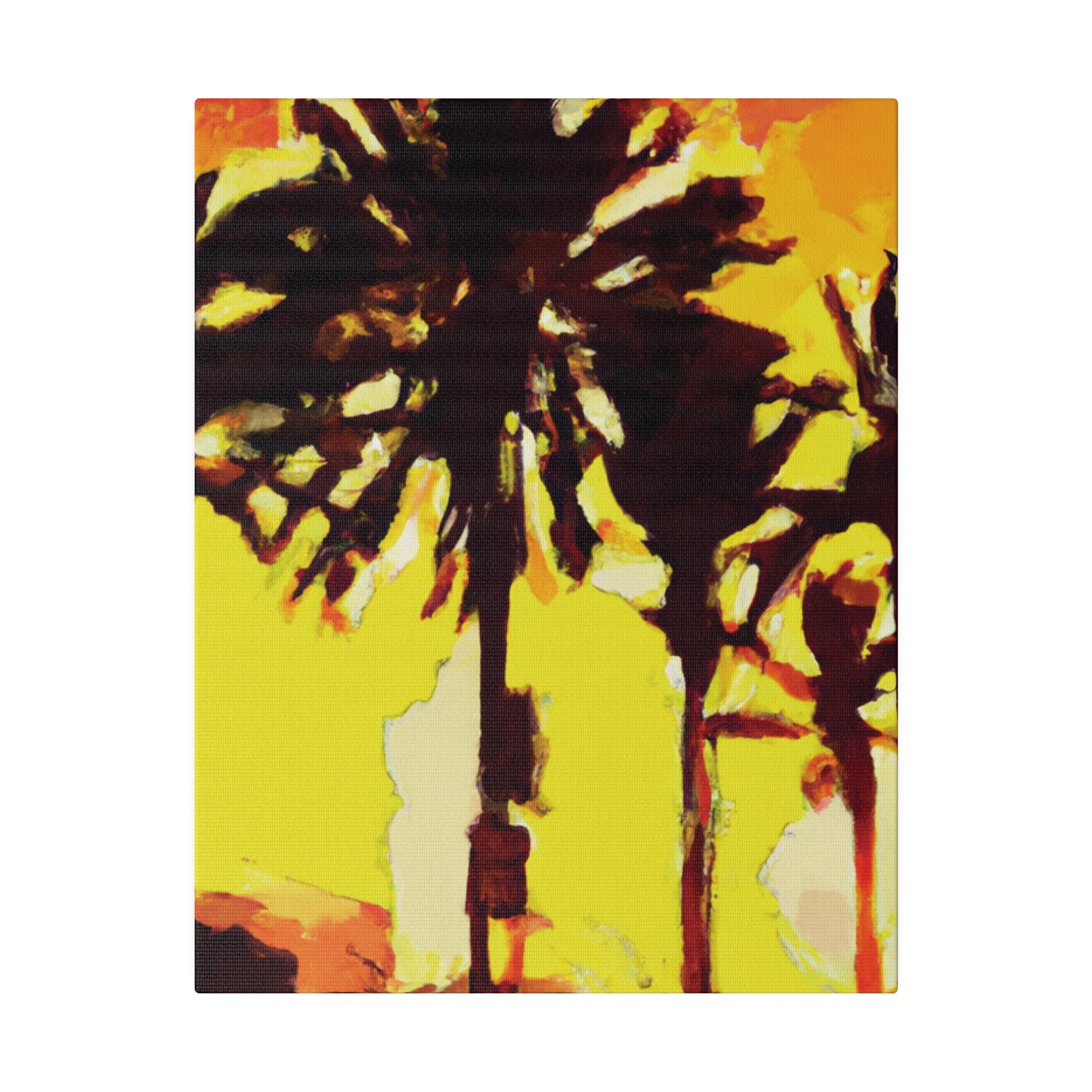 8336Q - Miami Beach Sunset Painting Print | Miami | Beach | Sunset | Poster | Home Decor | Wall Art | Canvas