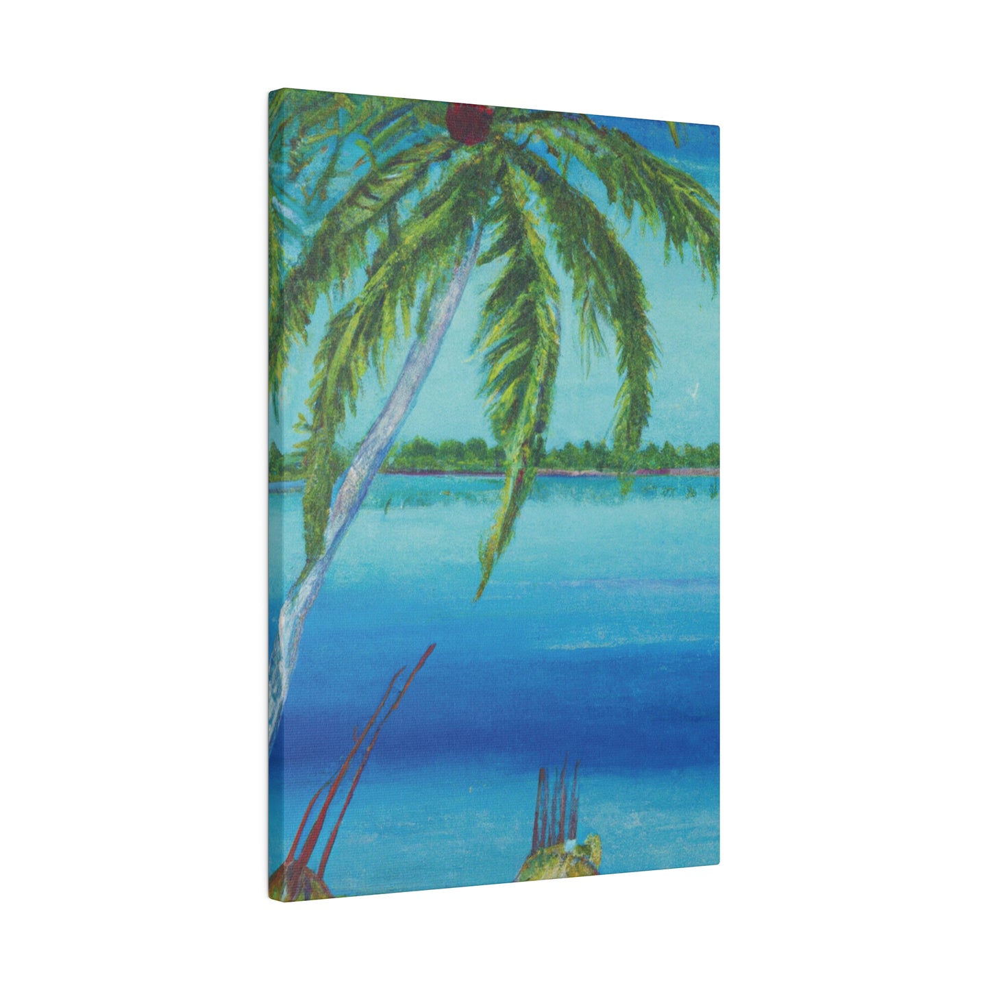 6874M - Bahamas Ocean Painting Print | Bahamas | Ocean | Beach | Poster | Home Decor | Wall Art | Canvas