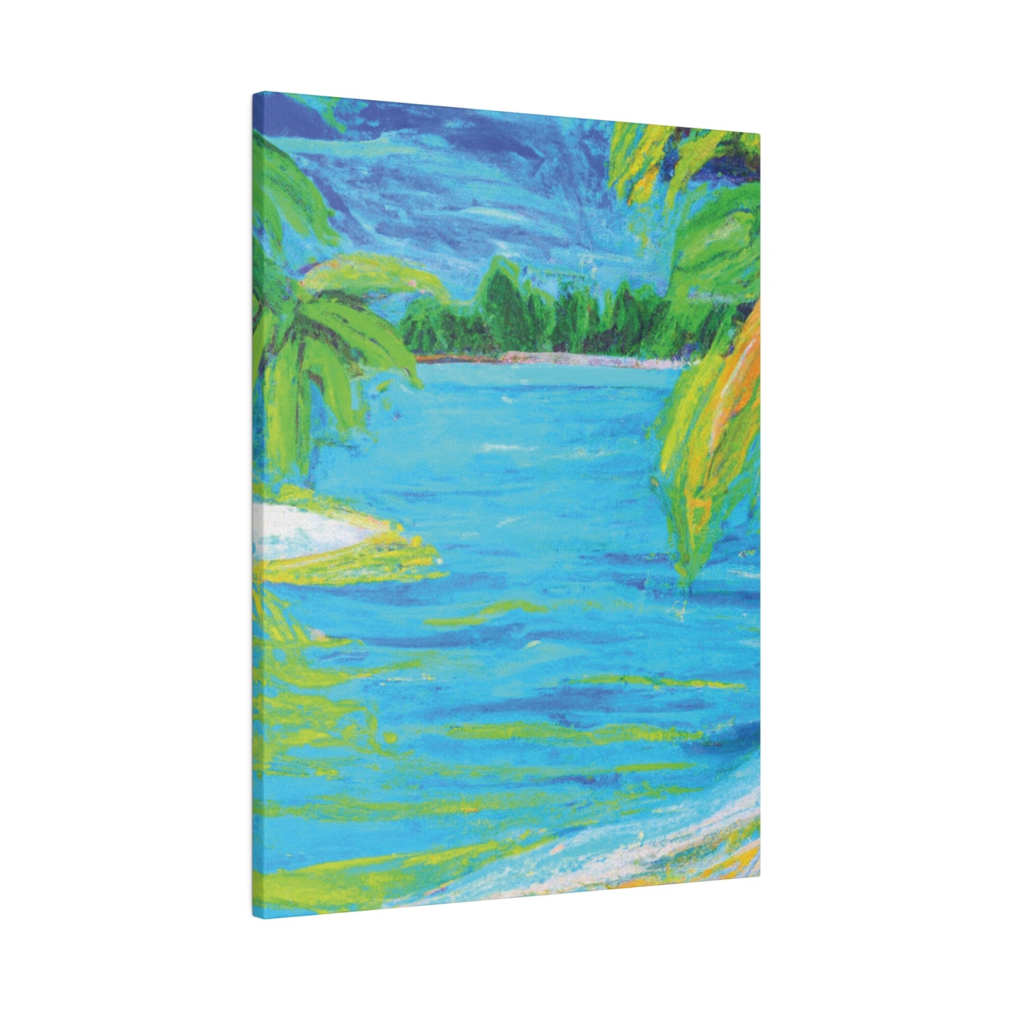 9709k - Bahamas Ocean Painting Print | Bahamas | Ocean | Beach | Poster | Home Decor | Wall Art | Canvas