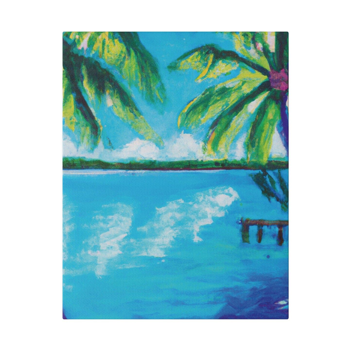 7583G - Bahamas Ocean Painting Print | Bahamas | Ocean | Beach | Poster | Home Decor | Wall Art | Canvas