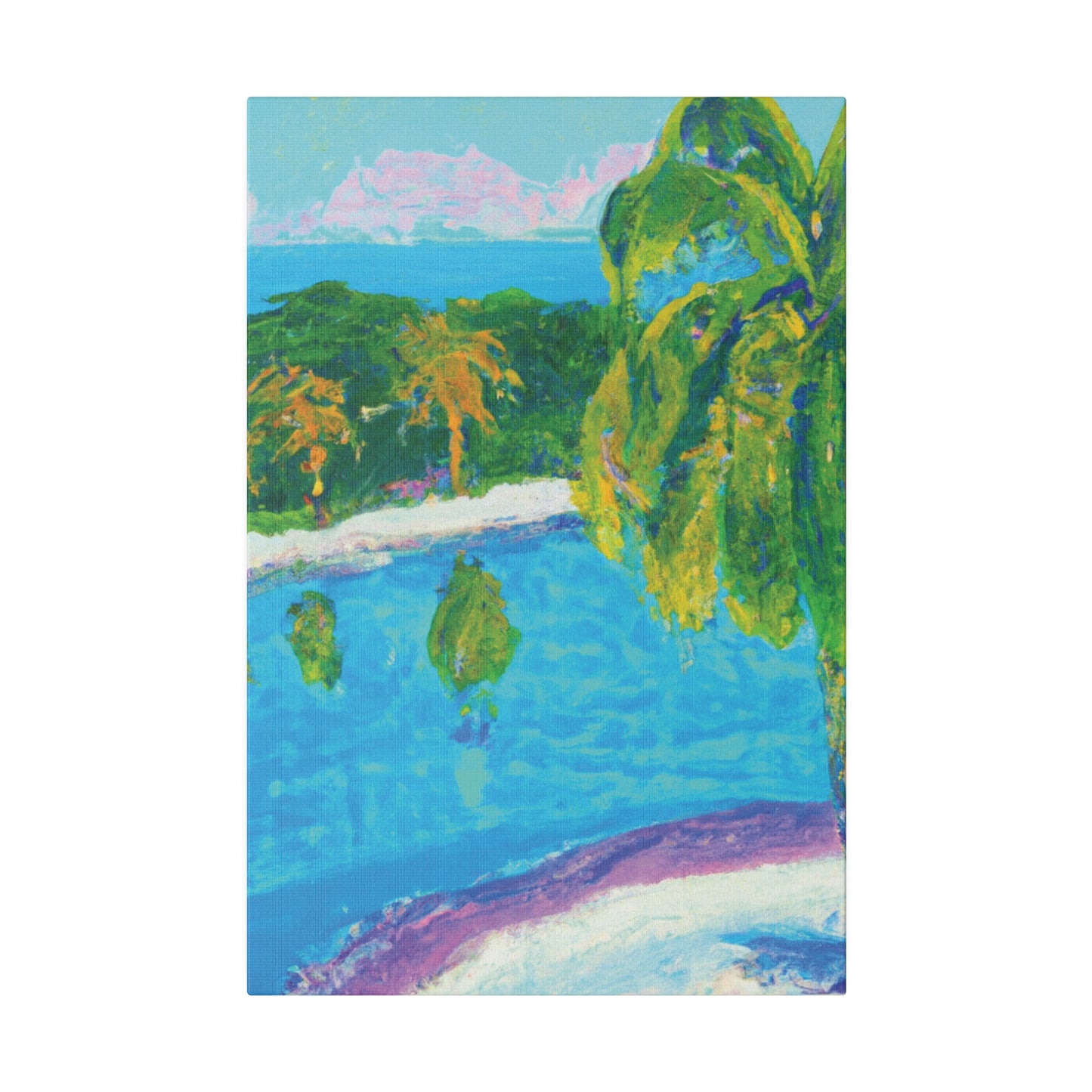 3281F - Bahamas Ocean Painting Print | Bahamas | Ocean | Beach | Poster | Home Decor | Wall Art | Canvas