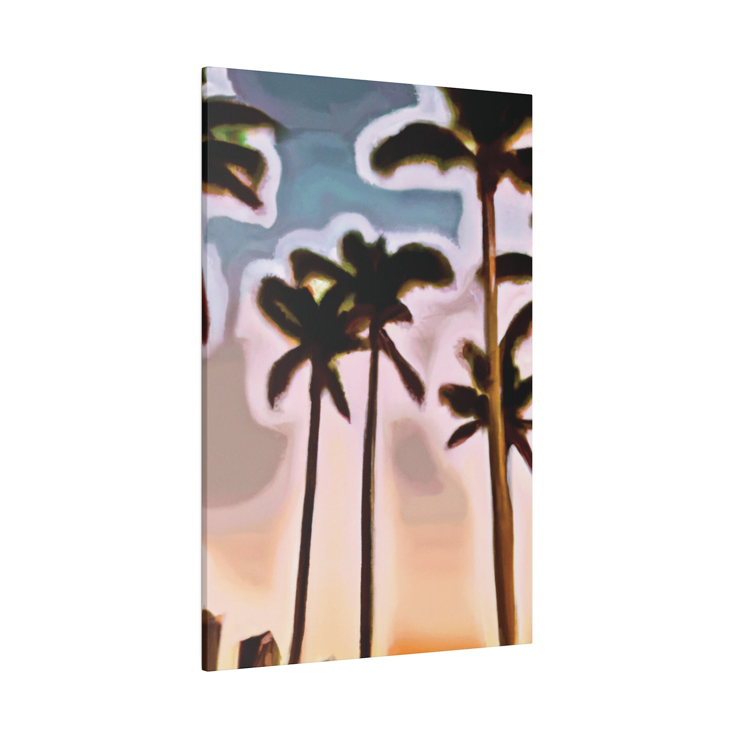 4828Q - Miami Beach Sunset Painting Print | Miami | Beach | Sunset | Poster | Home Decor | Wall Art | Canvas