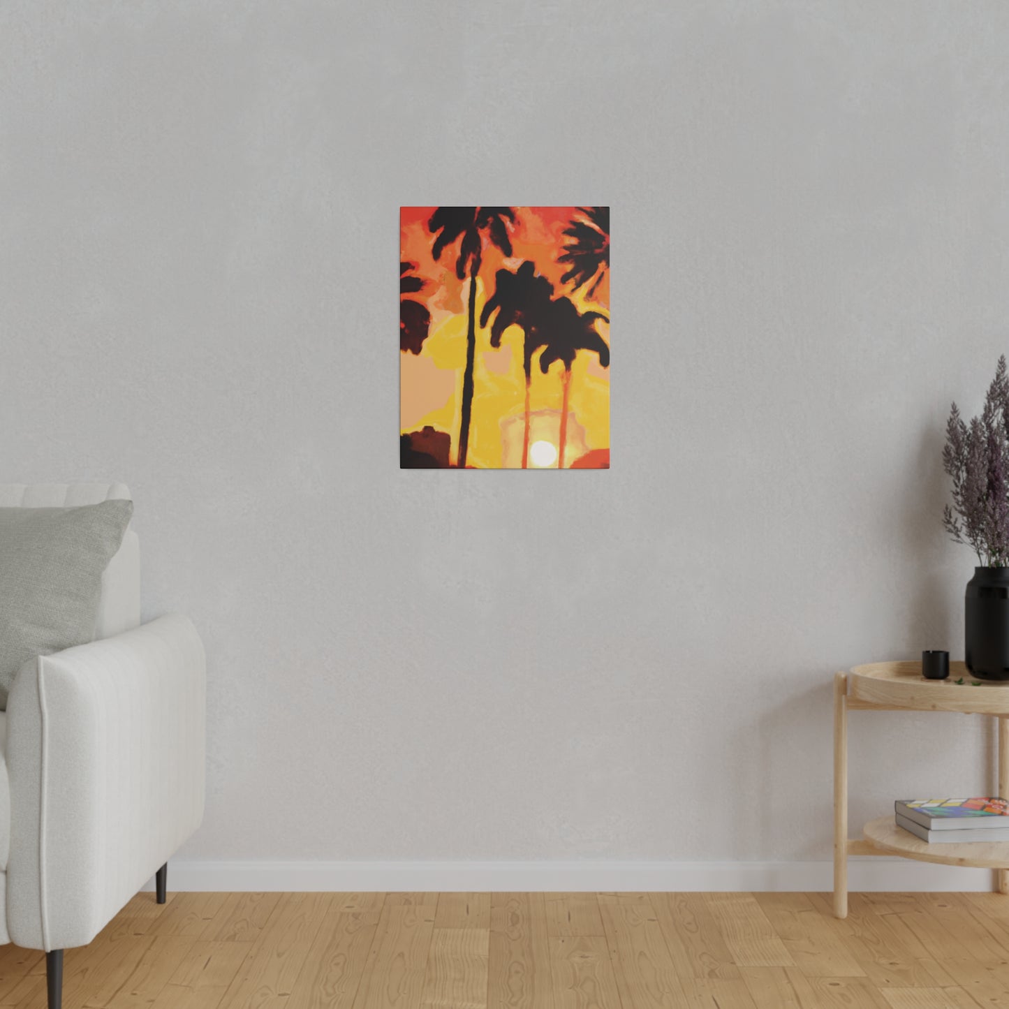 3259B - Miami Beach Sunset Painting Print | Miami | Beach | Sunset | Poster | Home Decor | Wall Art | Canvas