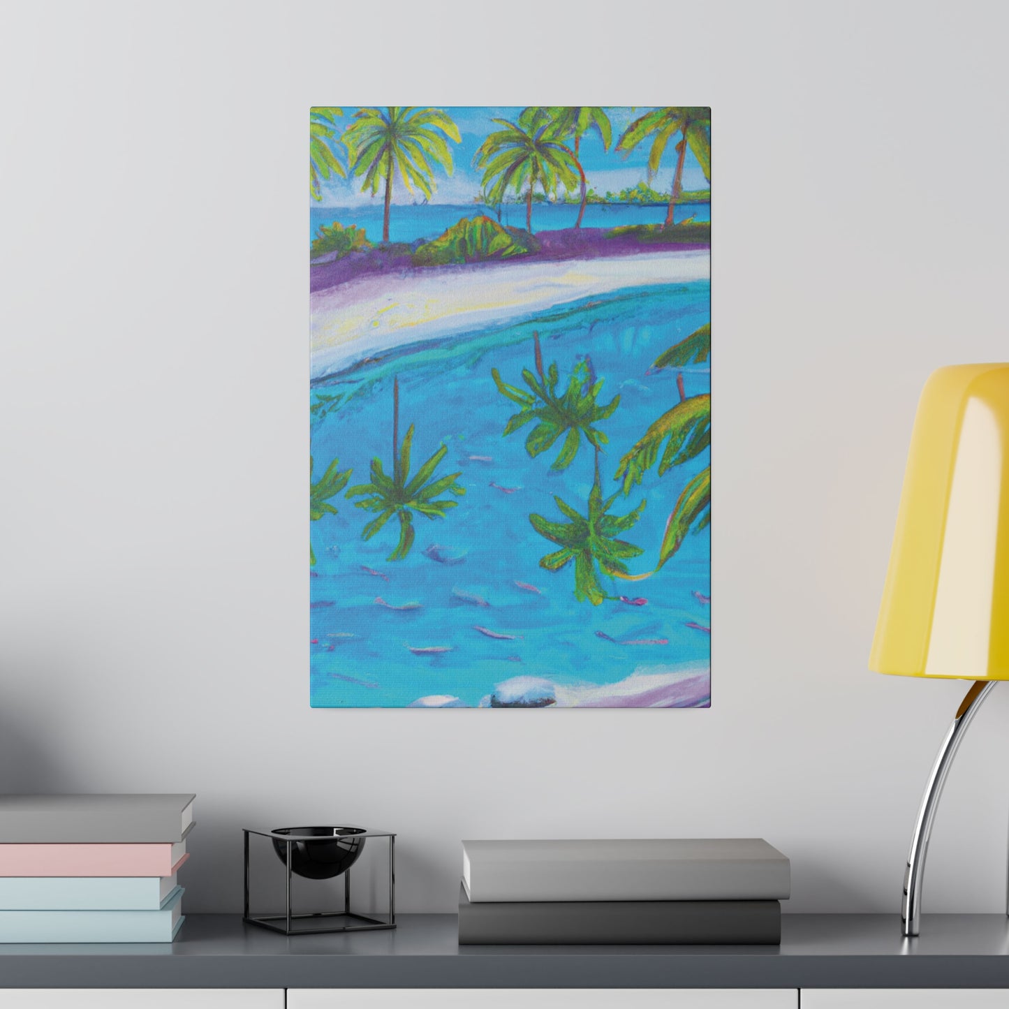 9138P - Bahamas Ocean Painting Print | Bahamas | Ocean | Beach | Poster | Home Decor | Wall Art | Canvas