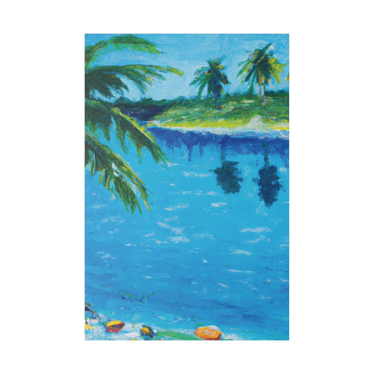 4568T - Bahamas Ocean Painting Print | Bahamas | Ocean | Beach | Poster | Home Decor | Wall Art | Canvas