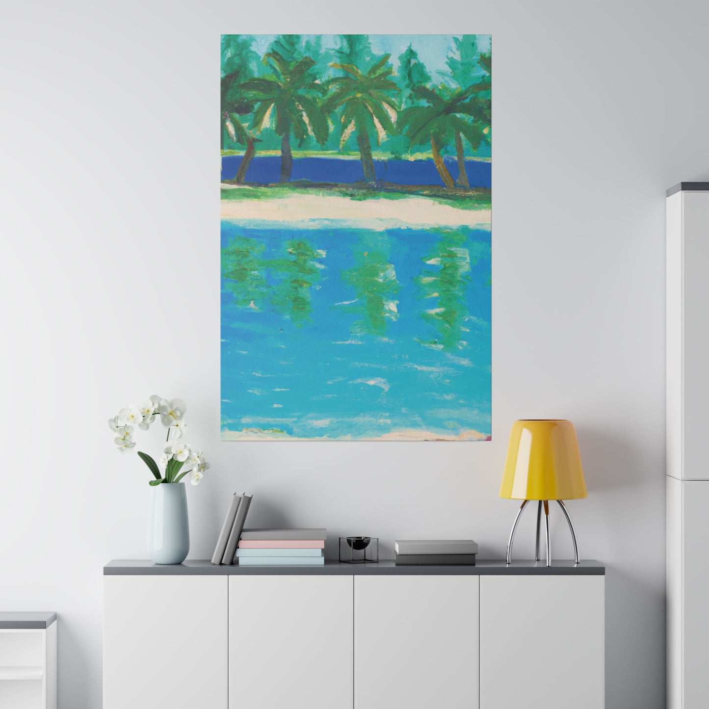 4129L - Bahamas Ocean Painting Print | Bahamas | Ocean | Beach | Poster | Home Decor | Wall Art | Canvas