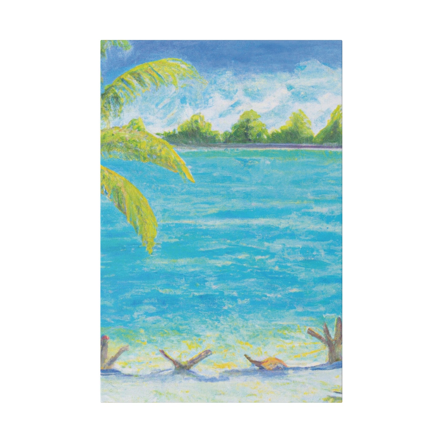 3007D - Bahamas Ocean Painting Print | Bahamas | Ocean | Beach | Poster | Home Decor | Wall Art | Canvas