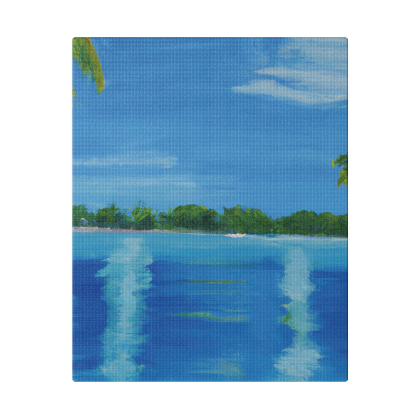 6876O - Bahamas Ocean Painting Print | Bahamas | Ocean | Beach | Poster | Home Decor | Wall Art | Canvas