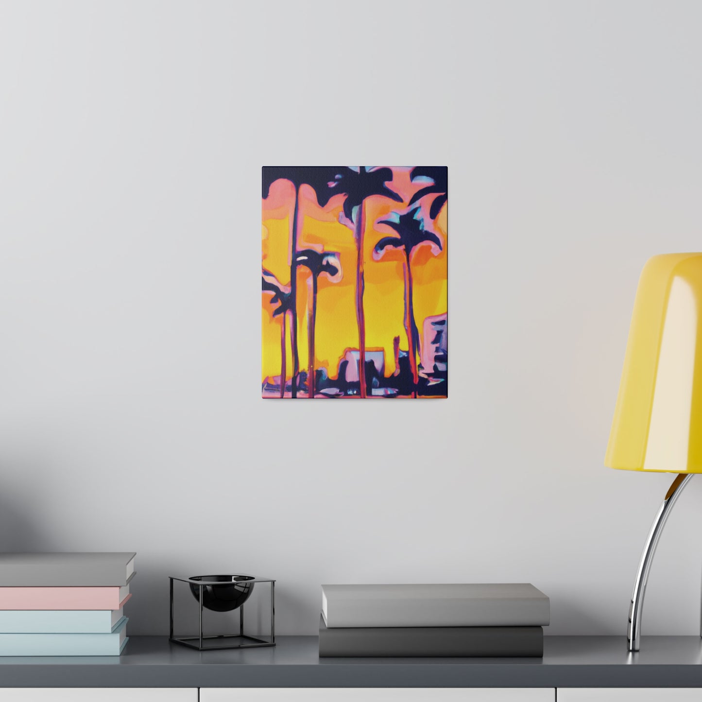 9692W - Miami Beach Sunset Painting Print | Miami | Beach | Sunset | Poster | Home Decor | Wall Art | Canvas