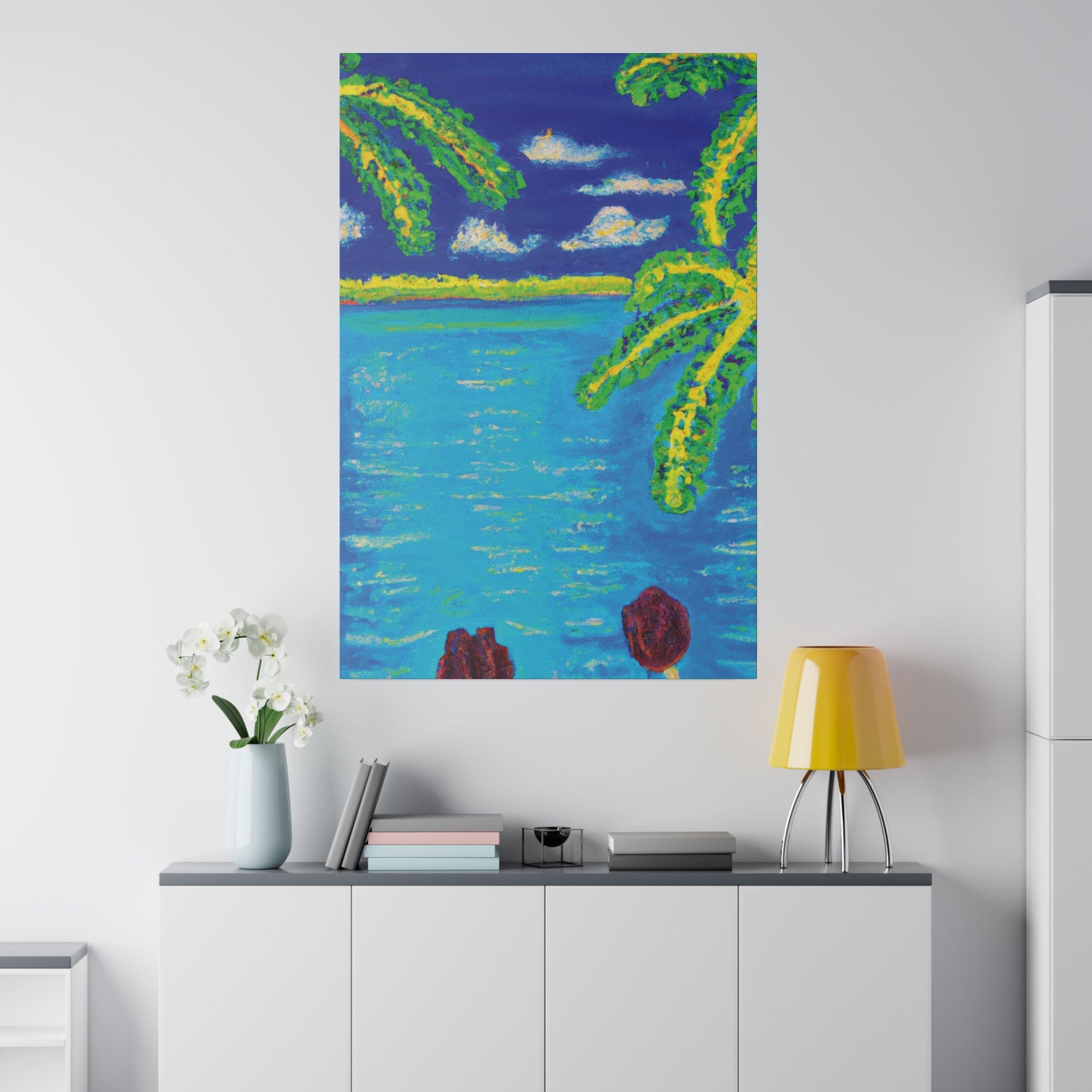 9774Z - Bahamas Ocean Painting Print | Bahamas | Ocean | Beach | Poster | Home Decor | Wall Art | Canvas