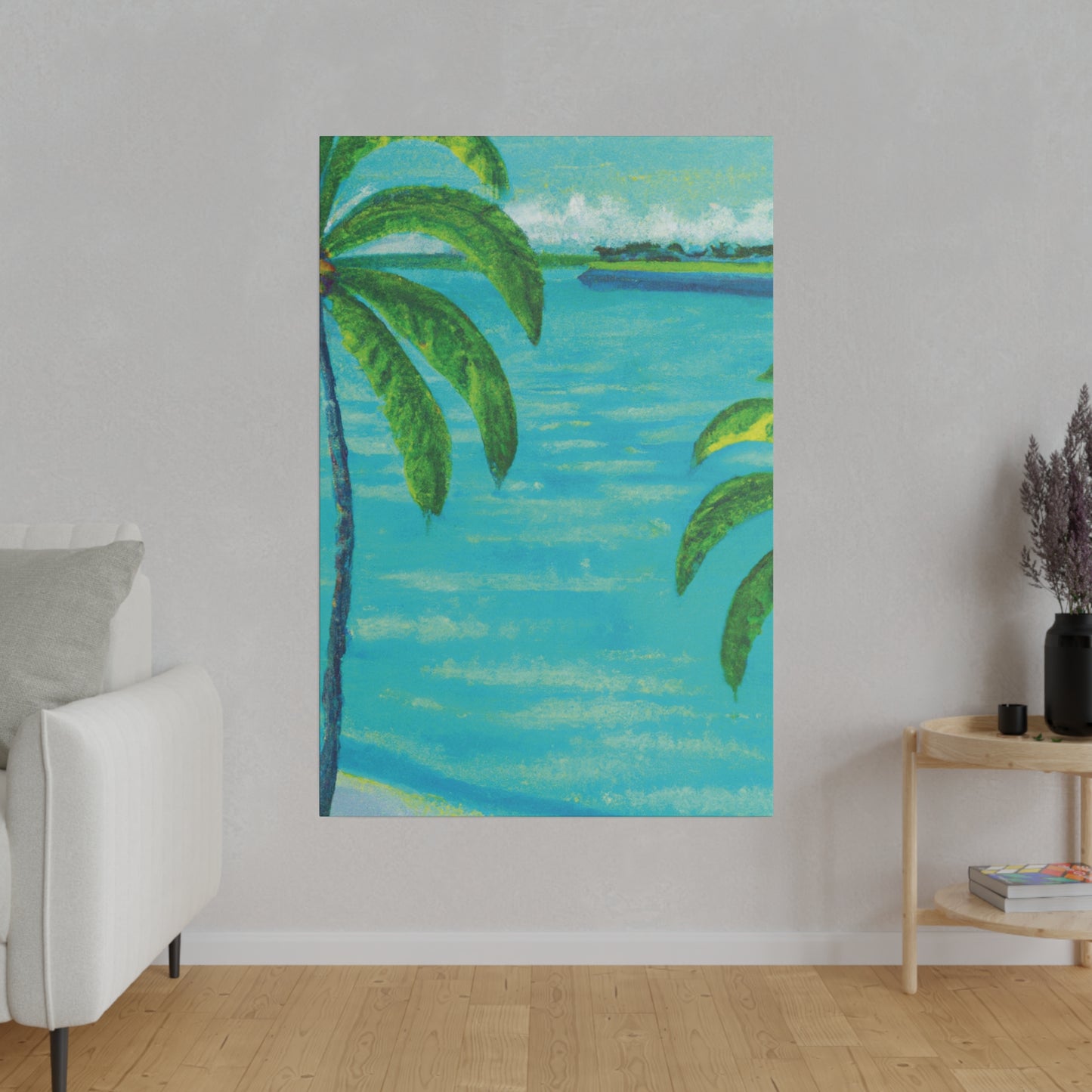 3184O - Bahamas Ocean Painting Print | Bahamas | Ocean | Beach | Poster | Home Decor | Wall Art | Canvas