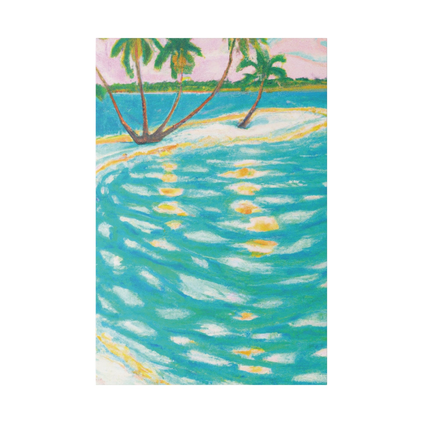 9029O - Bahamas Ocean Painting Print | Bahamas | Ocean | Beach | Poster | Home Decor | Wall Art | Canvas