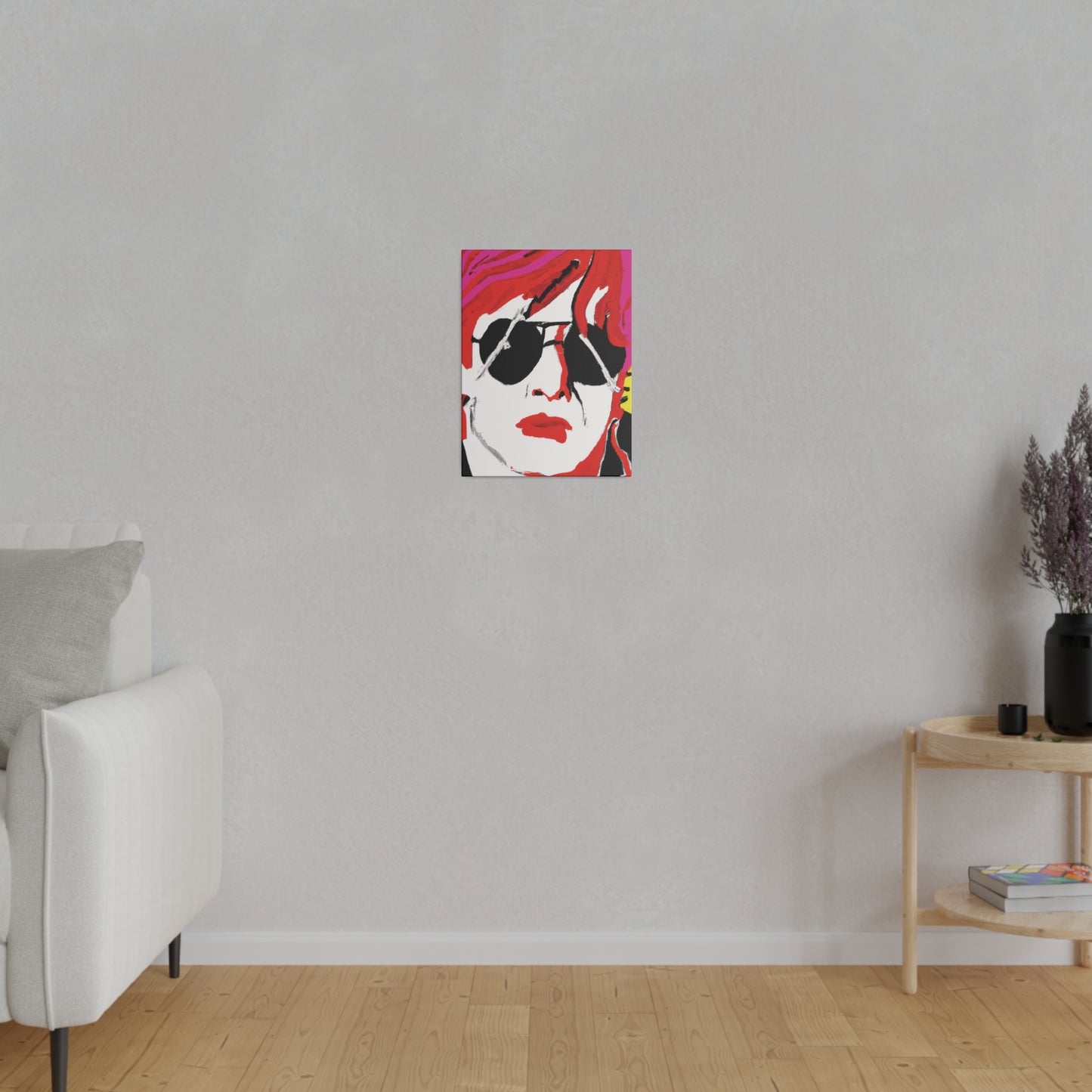 6831H - Rockstar Painting Print | Face | Abstract | Poster | Home Decor | Wall Art | Music Art | Canvas