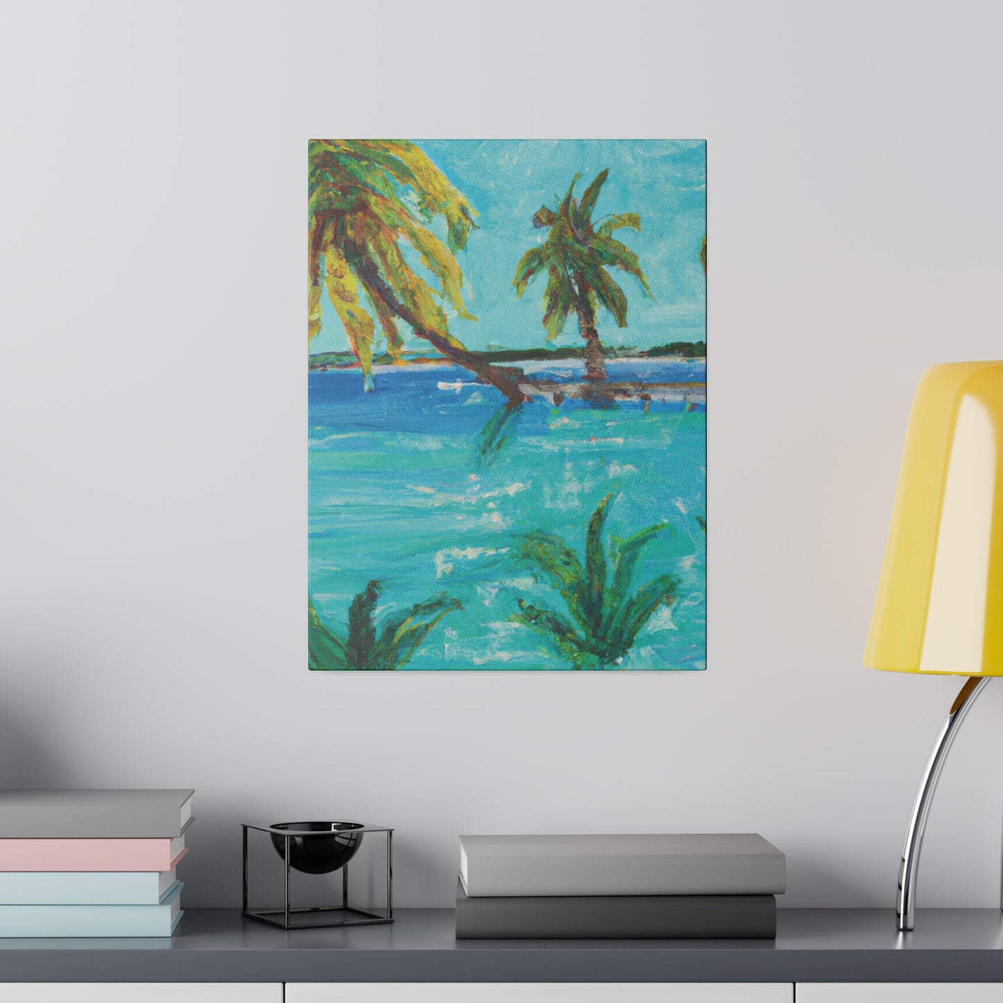 3256T - Bahamas Ocean Painting Print | Bahamas | Ocean | Beach | Poster | Home Decor | Wall Art | Canvas