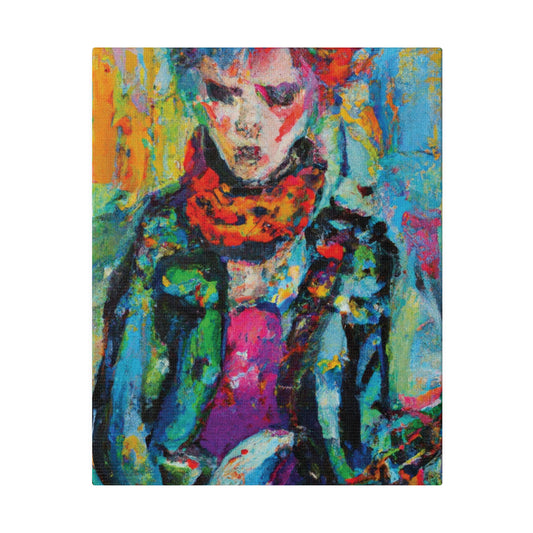 9432X - Rockstar Oil Painting Style Print | Poster | Home Decor | Wall Art | Music Art | Canvas