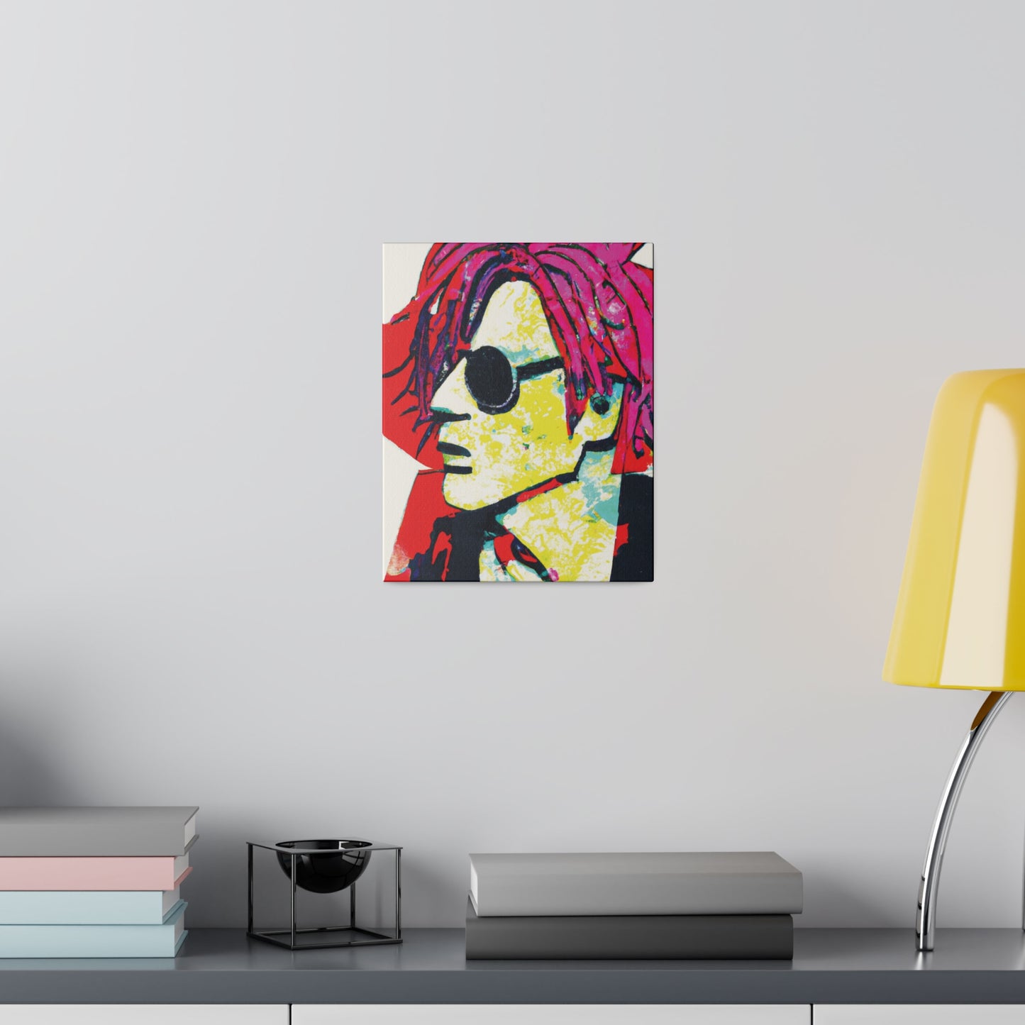 3019T - Rockstar Painting Print | Face | Abstract | Poster | Home Decor | Wall Art | Music Art | Canvas