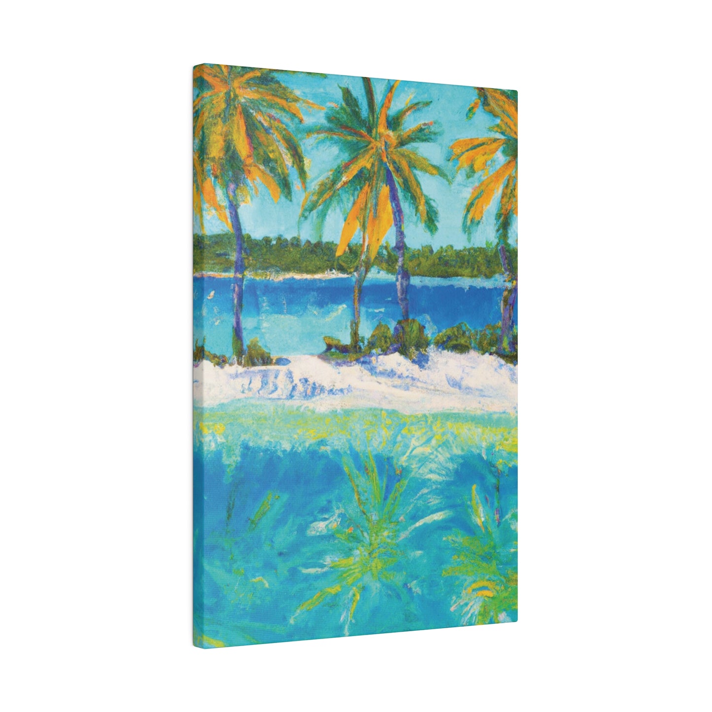 2367X - Bahamas Ocean Painting Print | Bahamas | Ocean | Beach | Poster | Home Decor | Wall Art | Canvas