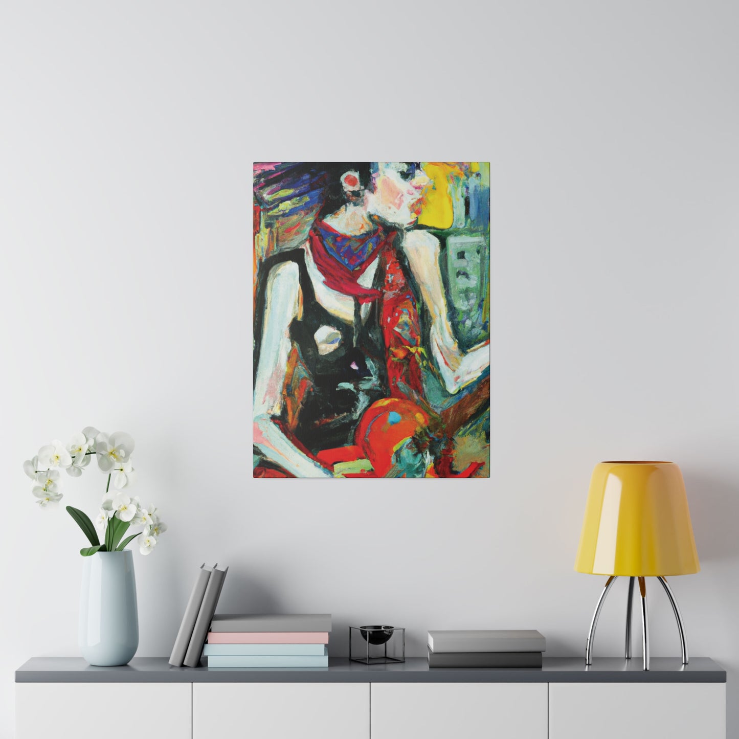 8733Q - Rockstar Oil Painting Style Print | Poster | Home Decor | Wall Art | Music Art | Canvas