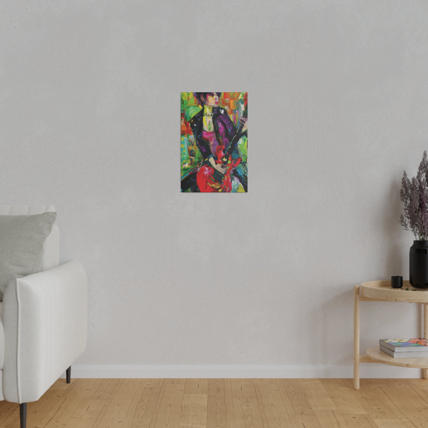 323O - Rockstar Oil Painting Style Print | Poster | Home Decor | Wall Art | Music Art | Canvas