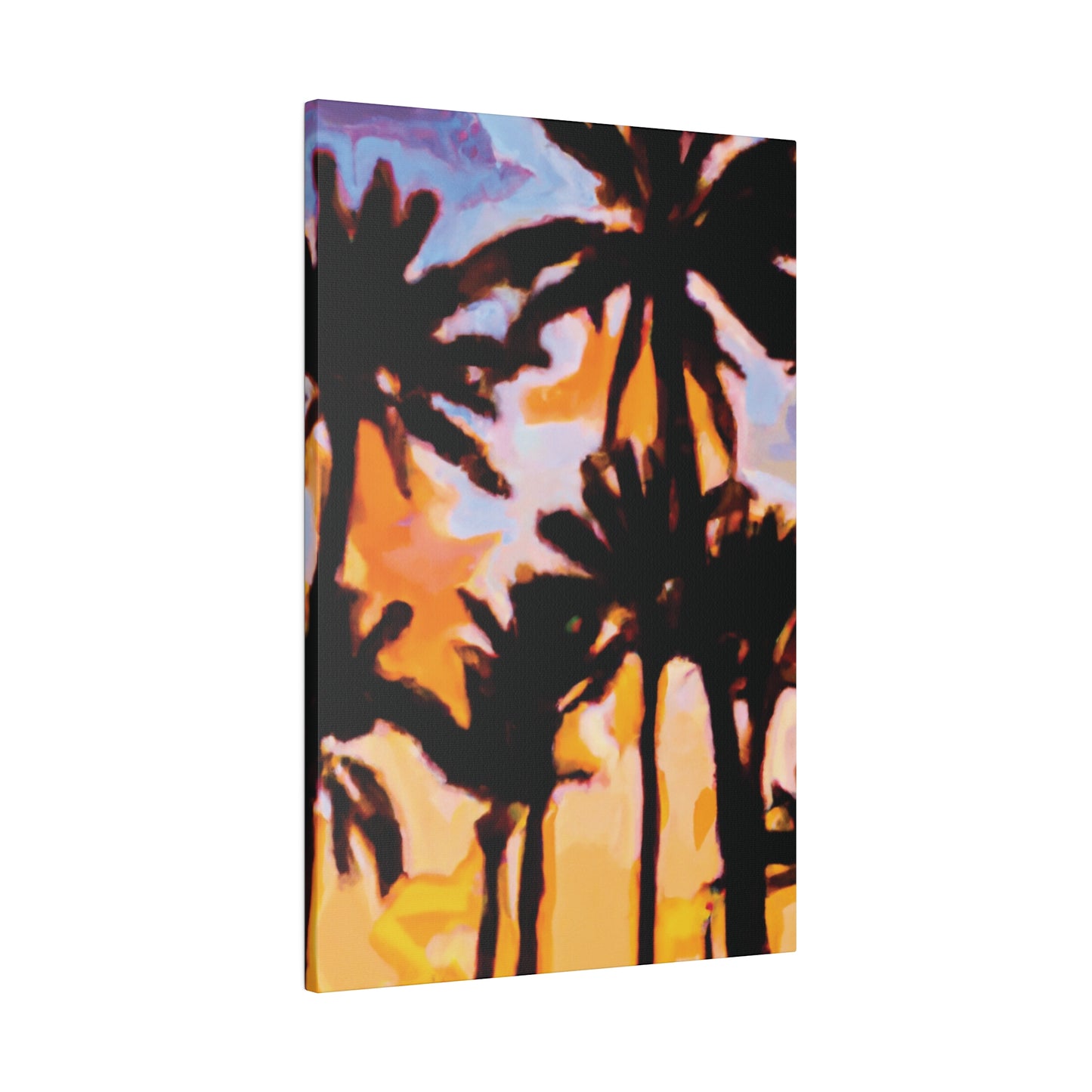 6159K - Miami Beach Sunset Painting Print | Miami | Beach | Sunset | Poster | Home Decor | Wall Art | Canvas