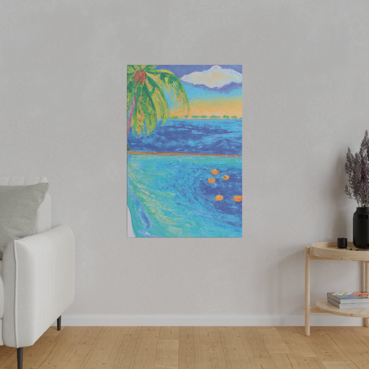 4268O - Bahamas Ocean Painting Print | Bahamas | Ocean | Beach | Poster | Home Decor | Wall Art | Canvas