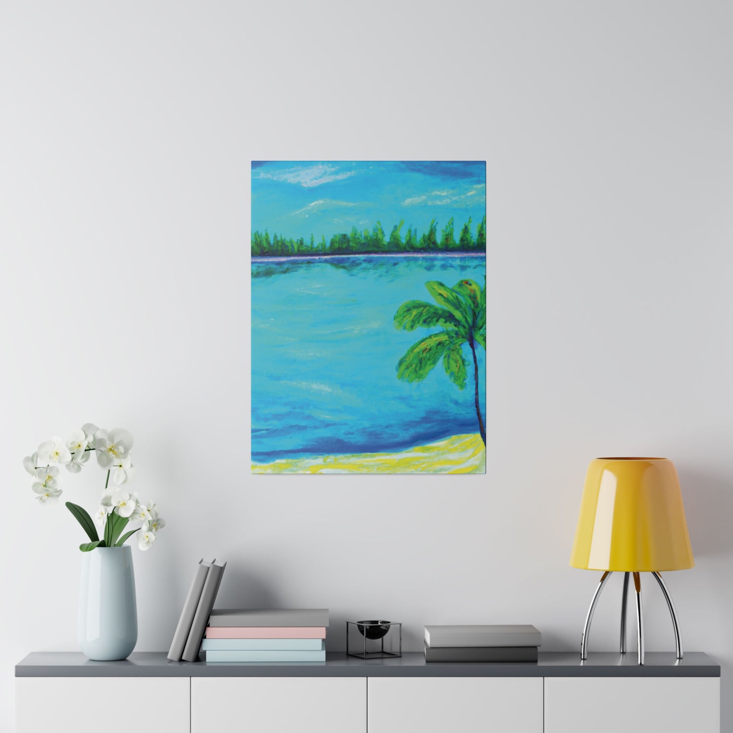 7122L - Bahamas Ocean Painting Print | Bahamas | Ocean | Beach | Poster | Home Decor | Wall Art | Canvas