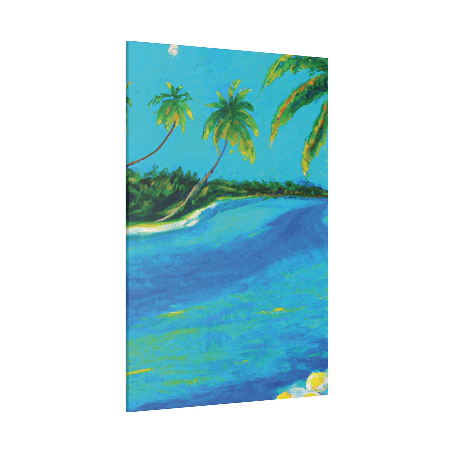 5491K - Bahamas Ocean Painting Print | Bahamas | Ocean | Beach | Poster | Home Decor | Wall Art | Canvas