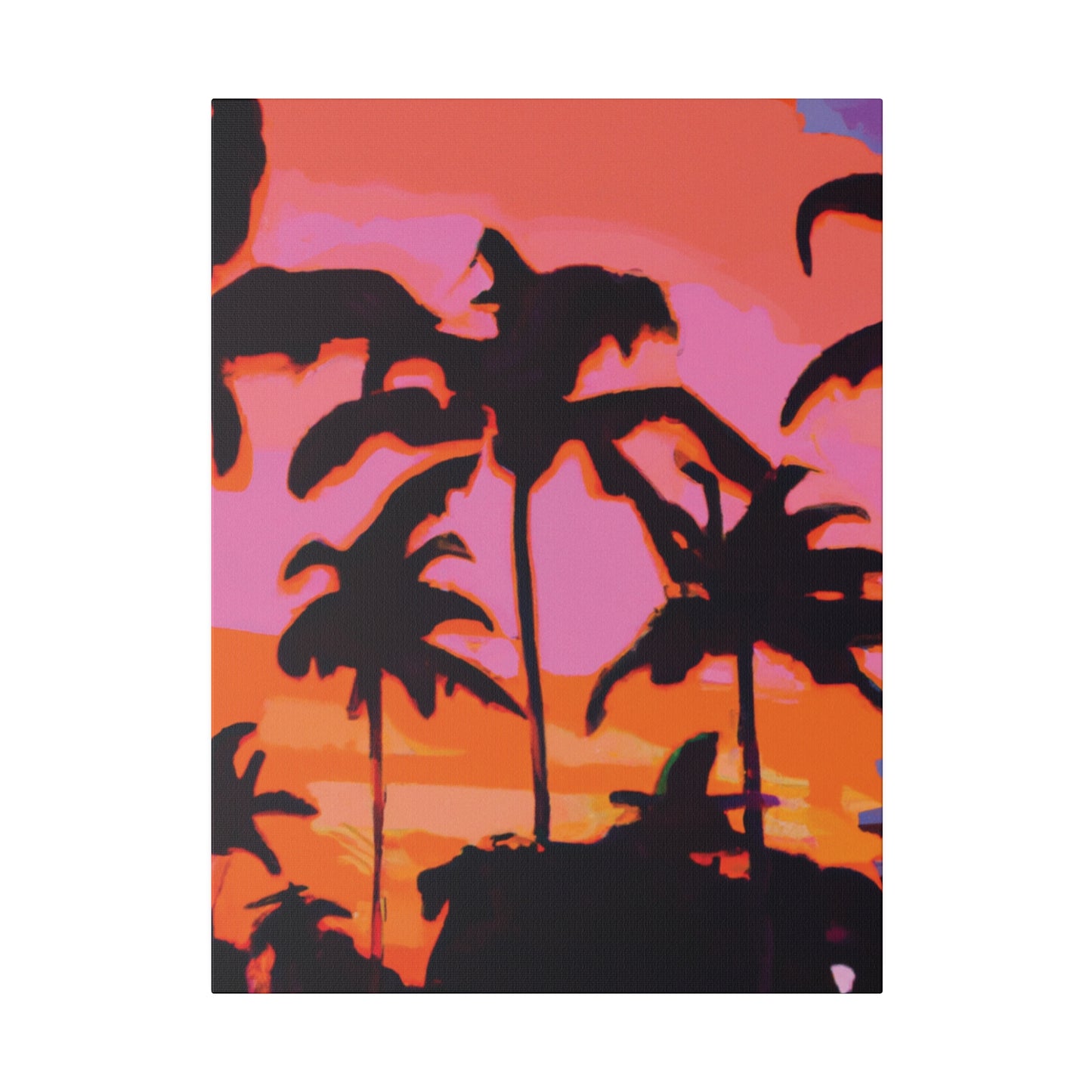 6226X - Miami Beach Sunset Painting Print | Miami | Beach | Sunset | Poster | Home Decor | Wall Art | Canvas