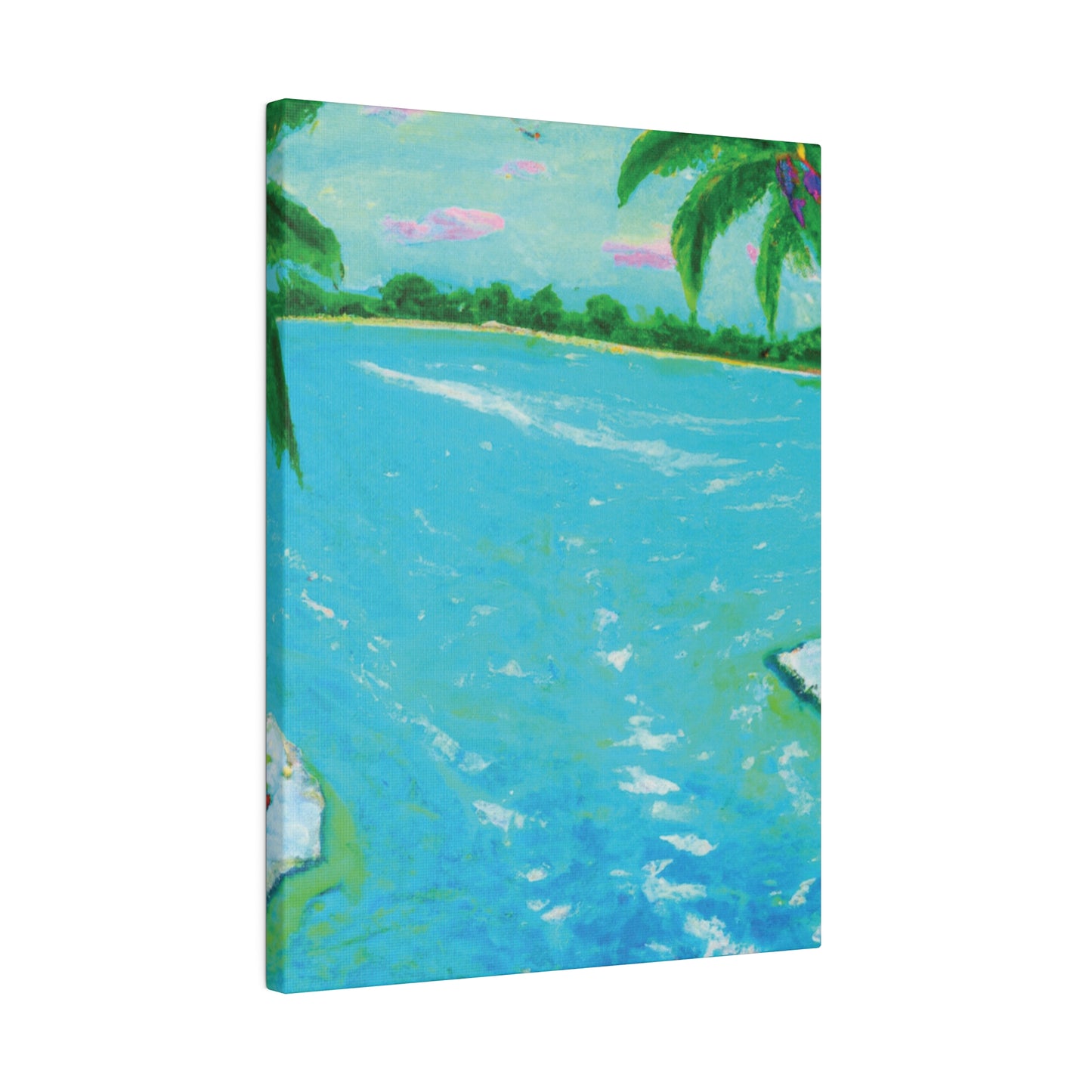 6527F - Bahamas Ocean Painting Print | Bahamas | Ocean | Beach | Poster | Home Decor | Wall Art | Canvas