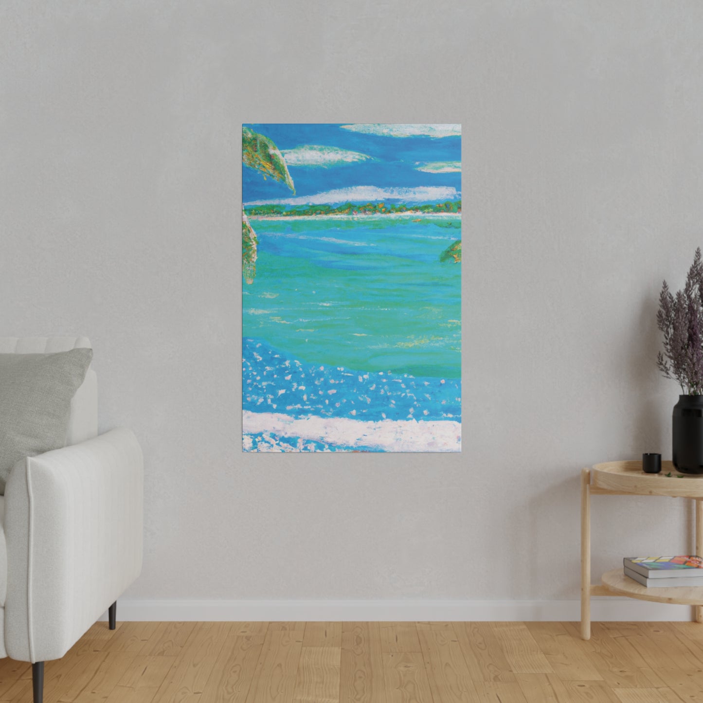 4740W - Bahamas Ocean Painting Print | Bahamas | Ocean | Beach | Poster | Home Decor | Wall Art | Canvas