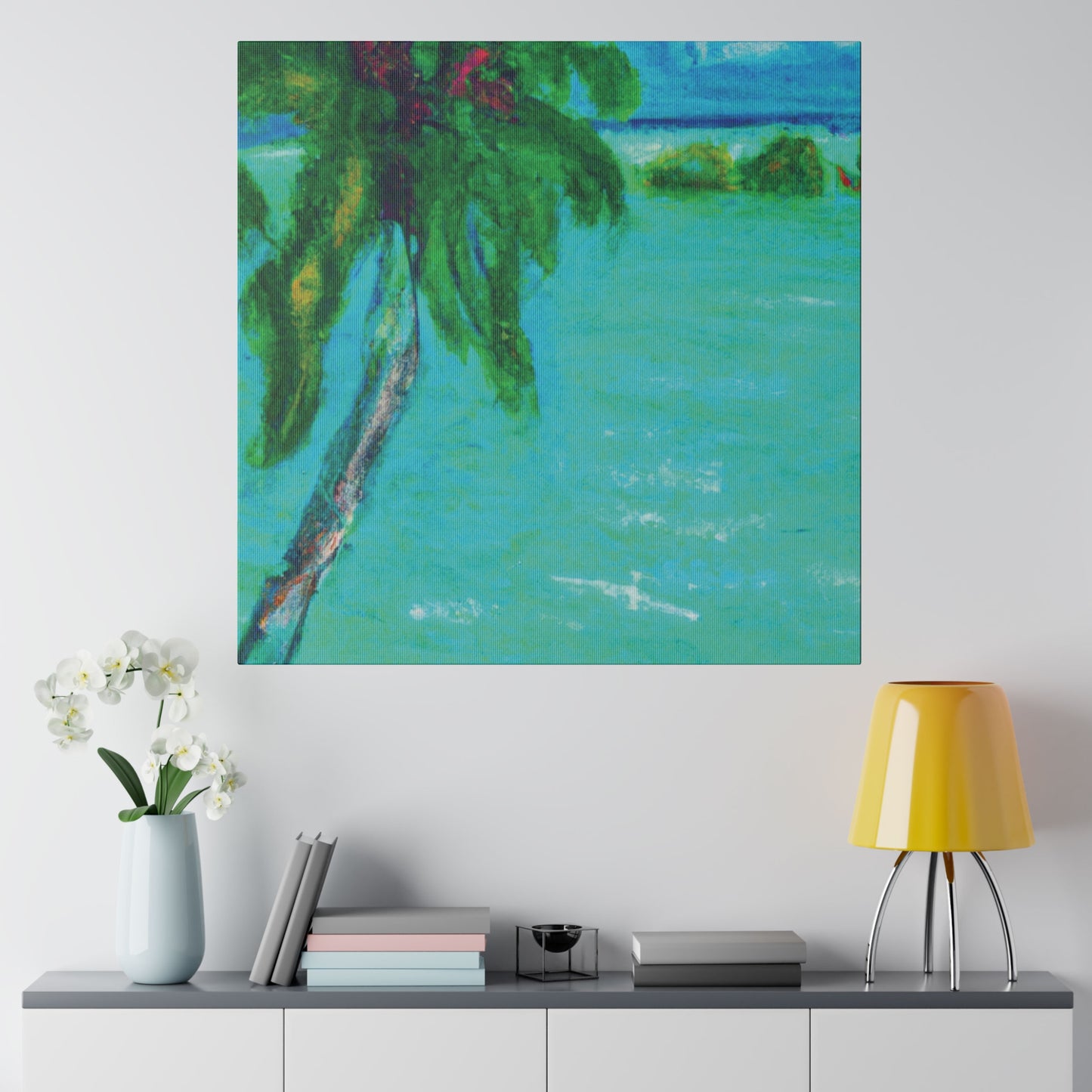 8864T - Bahamas Ocean Painting Print | Bahamas | Ocean | Beach | Poster | Home Decor | Wall Art | Canvas