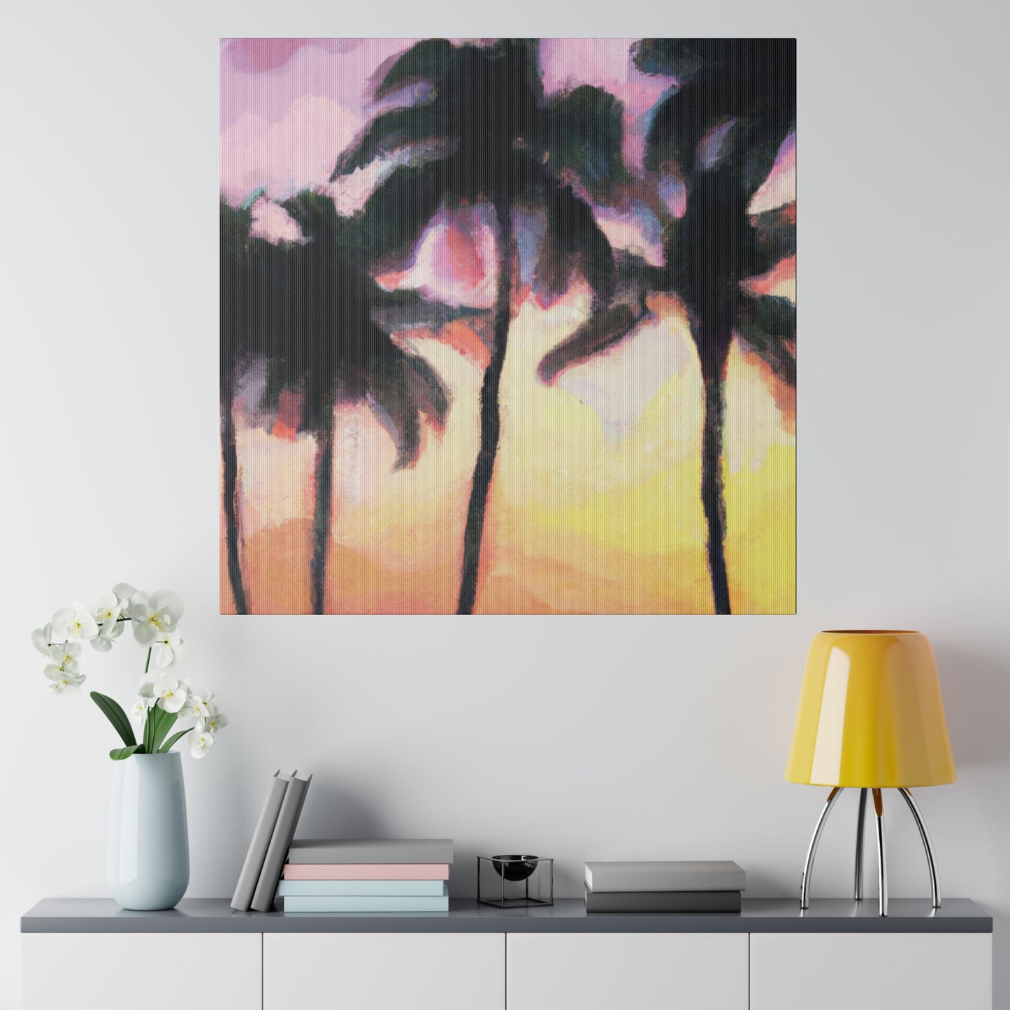 7184X - Miami Beach Sunset Painting Print | Miami | Beach | Sunset | Poster | Home Decor | Wall Art | Canvas