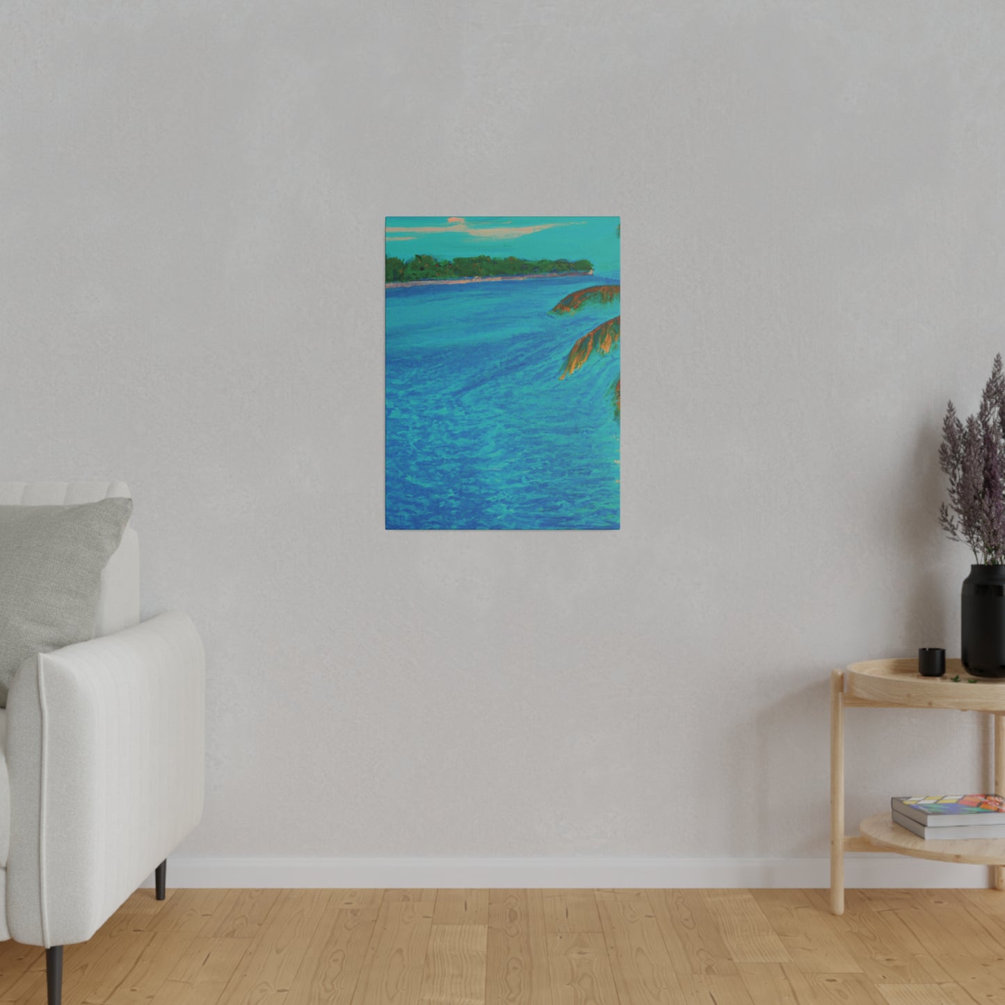 3303Q - Bahamas Ocean Painting Print | Bahamas | Ocean | Beach | Poster | Home Decor | Wall Art | Canvas