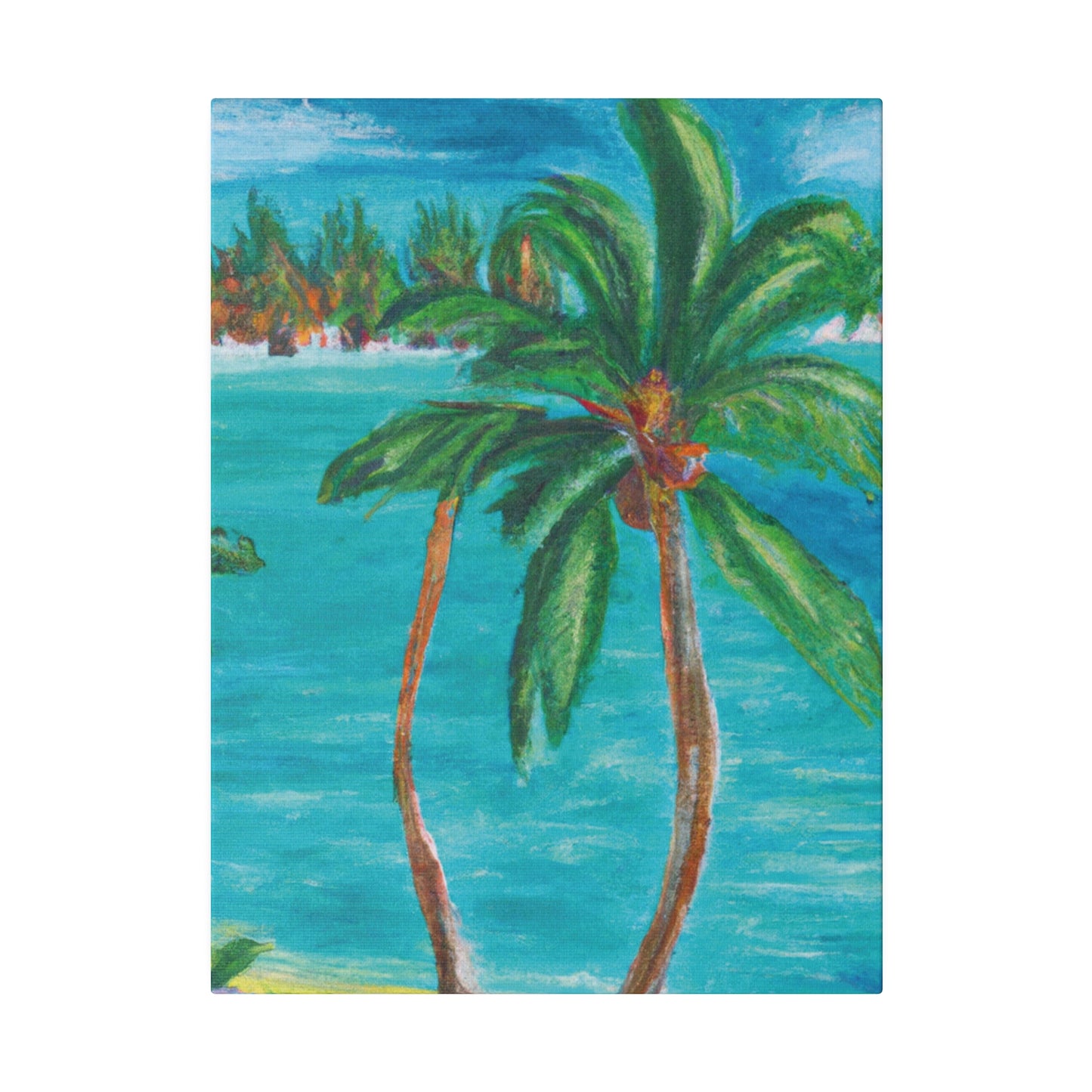 8299I - Bahamas Ocean Painting Print | Bahamas | Ocean | Beach | Poster | Home Decor | Wall Art | Canvas