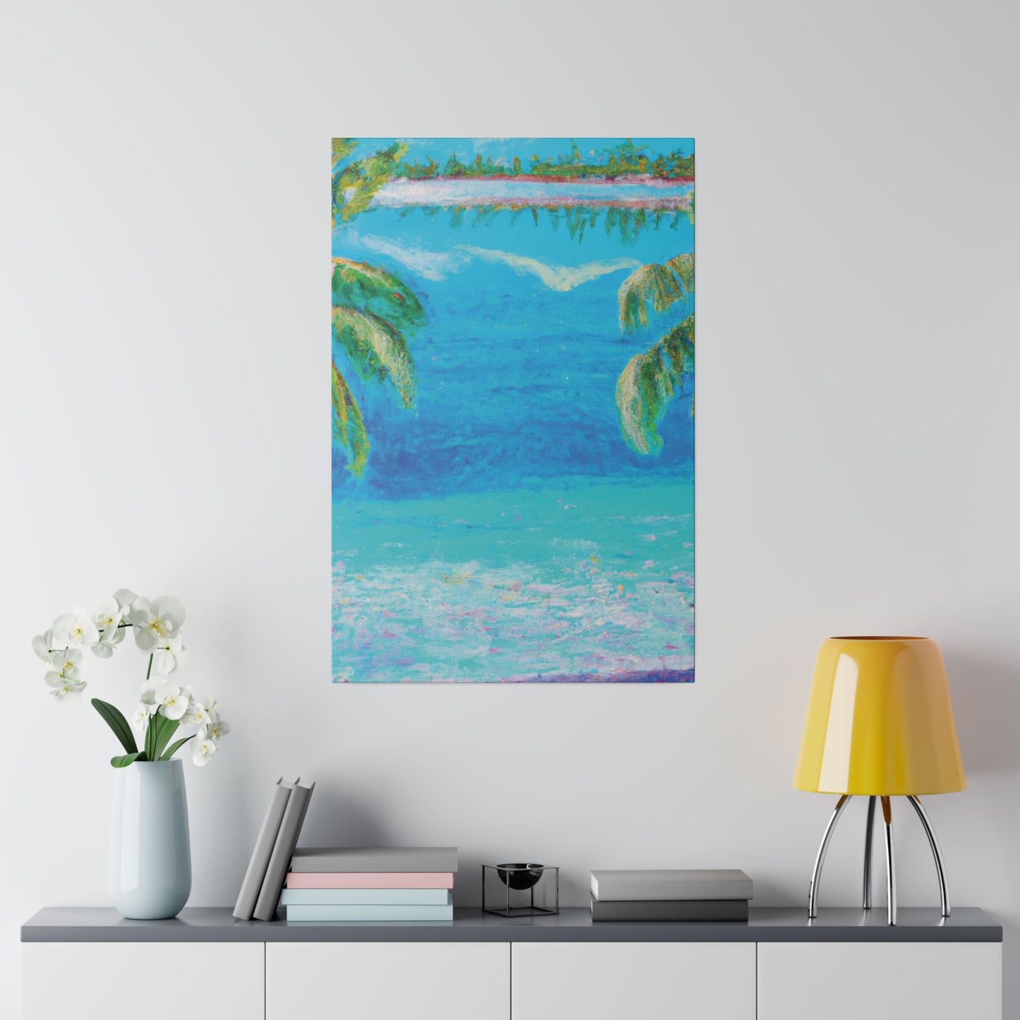 8159P - Bahamas Ocean Painting Print | Bahamas | Ocean | Beach | Poster | Home Decor | Wall Art | Canvas