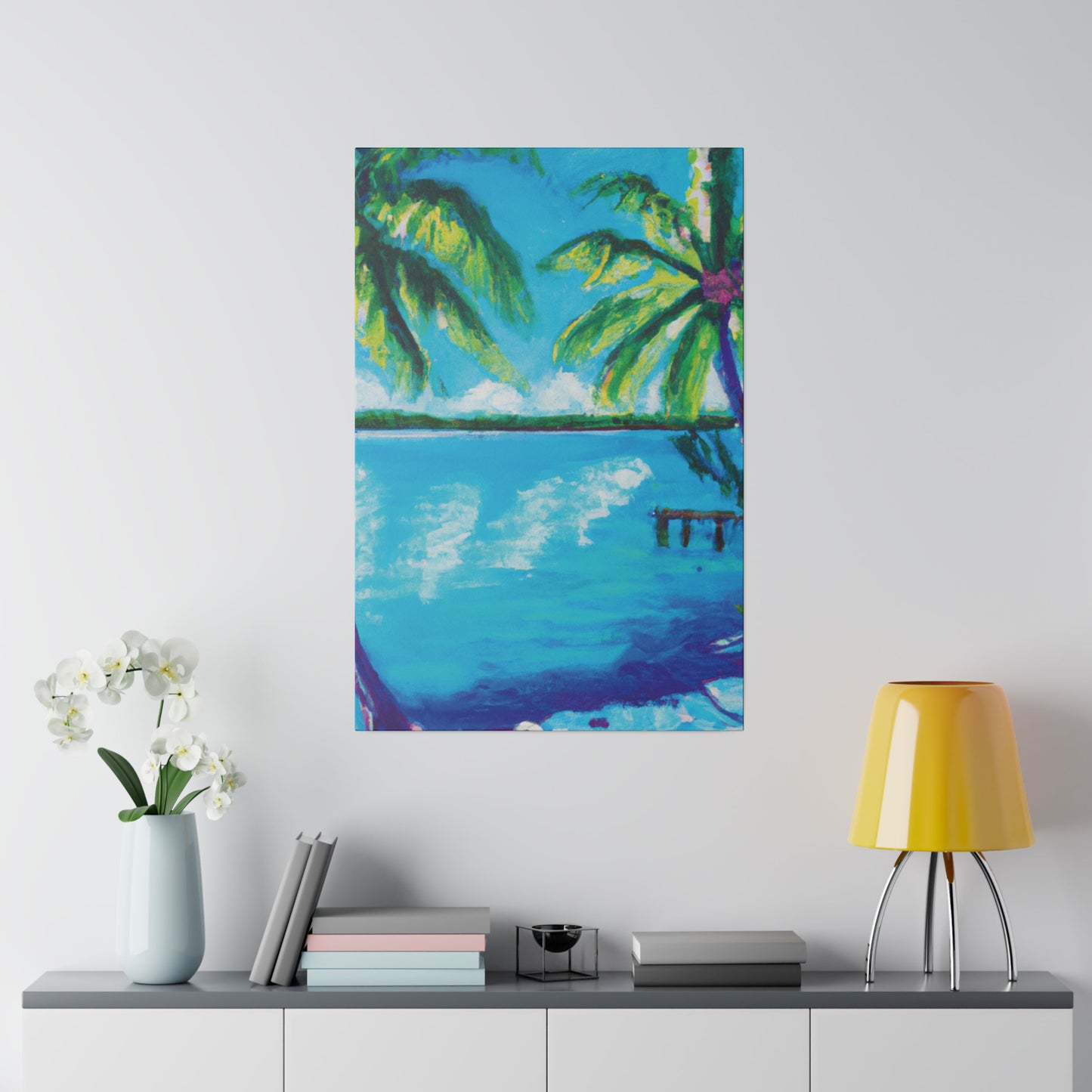 7583G - Bahamas Ocean Painting Print | Bahamas | Ocean | Beach | Poster | Home Decor | Wall Art | Canvas