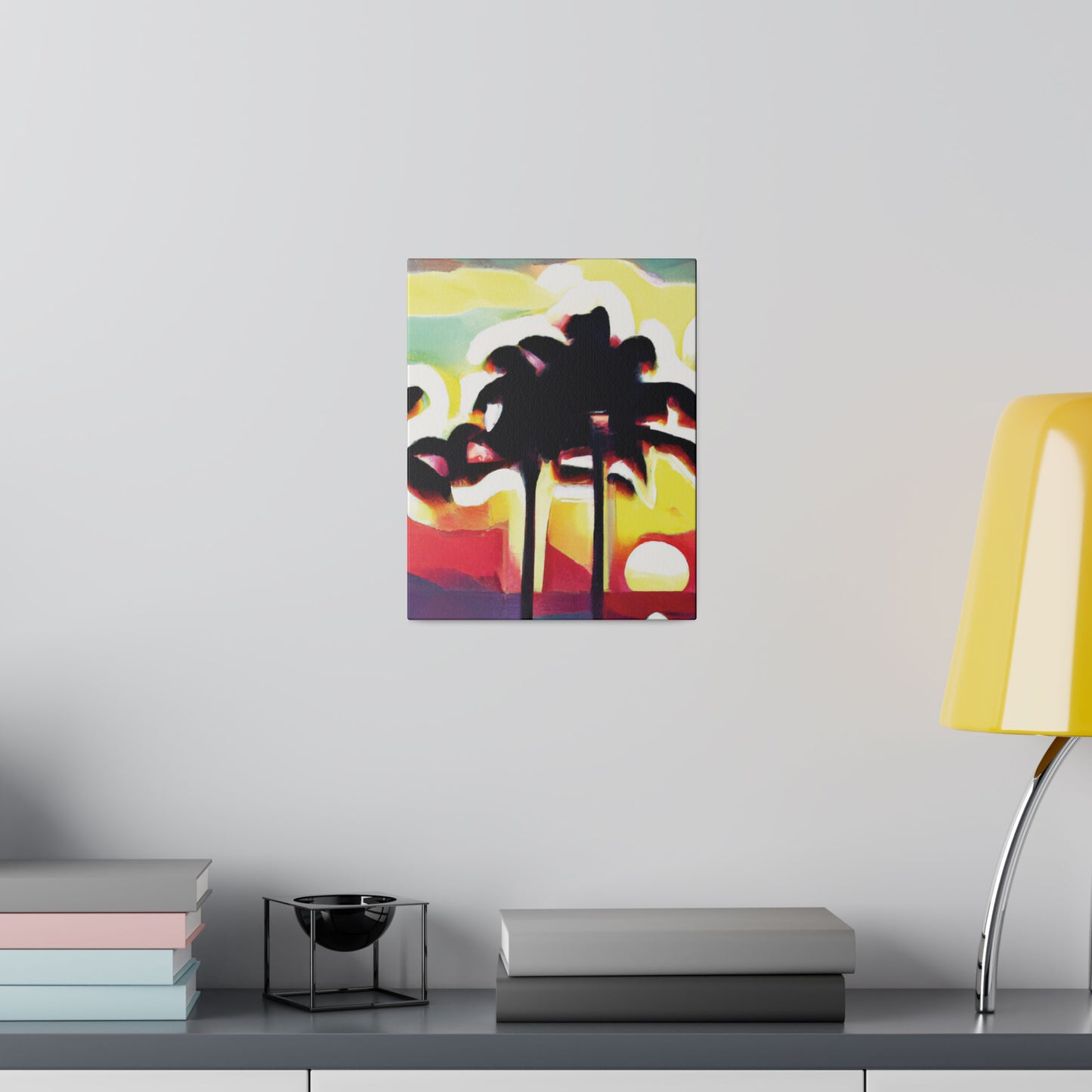 4134X - Miami Beach Sunset Painting Print | Miami | Beach | Sunset | Poster | Home Decor | Wall Art | Canvas