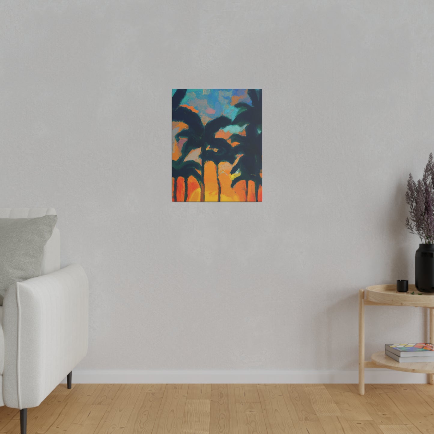 6877B - Miami Beach Sunset Painting Print | Miami | Beach | Sunset | Poster | Home Decor | Wall Art | Canvas