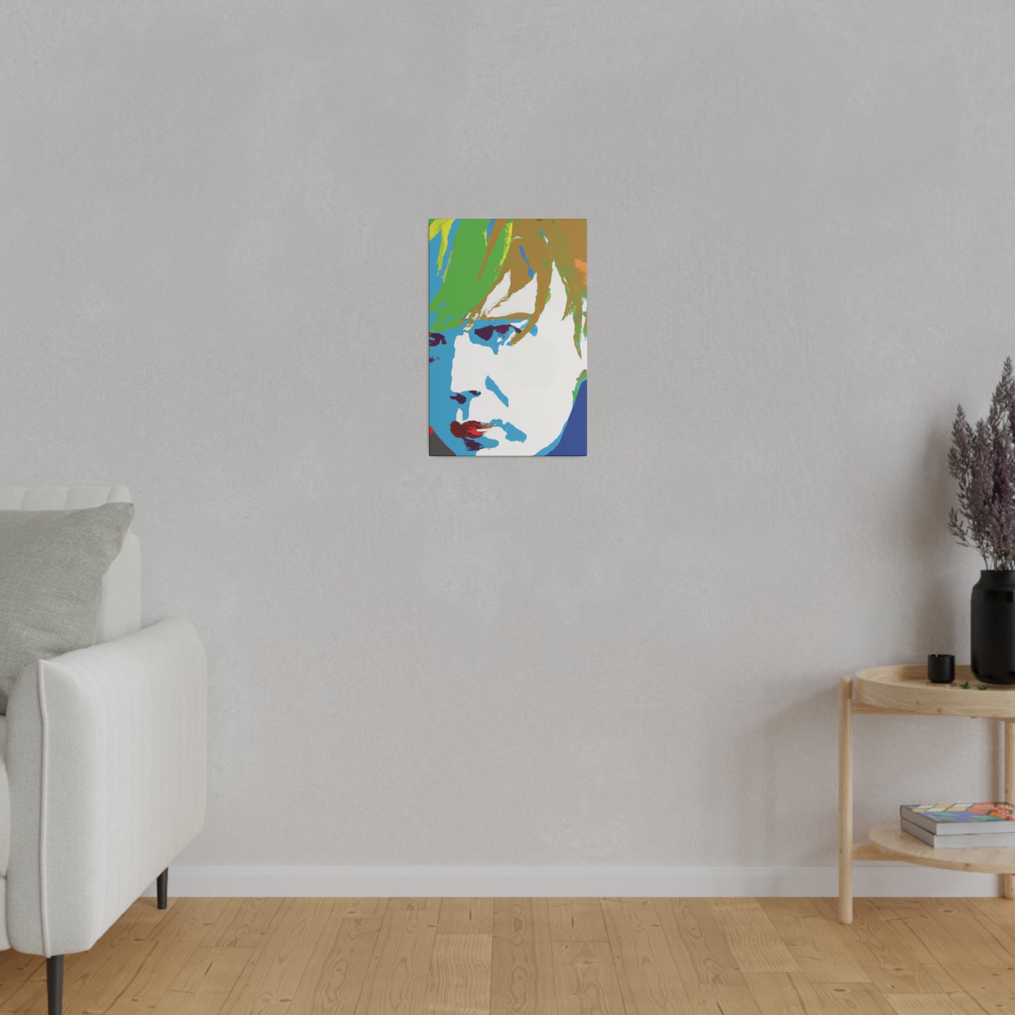 2179J - Rockstar Painting Print | Face | Abstract | Poster | Home Decor | Wall Art | Music Art | Canvas