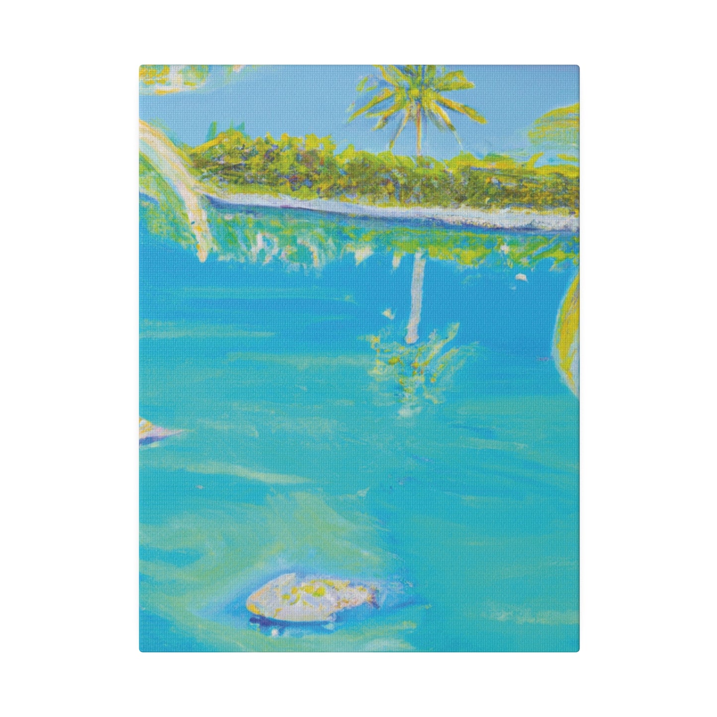 9546V - Bahamas Ocean Painting Print | Bahamas | Ocean | Beach | Poster | Home Decor | Wall Art | Canvas