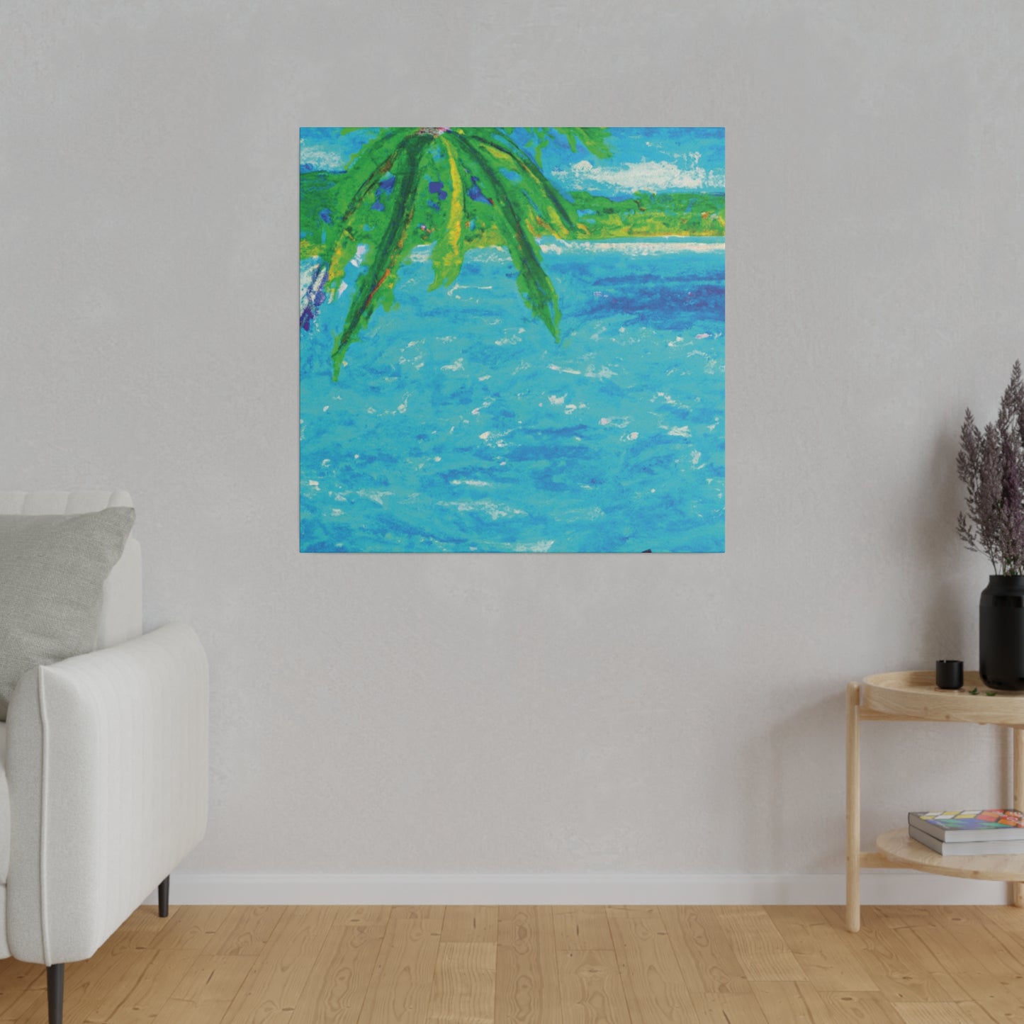 7355H - Bahamas Ocean Painting Print | Bahamas | Ocean | Beach | Poster | Home Decor | Wall Art | Canvas