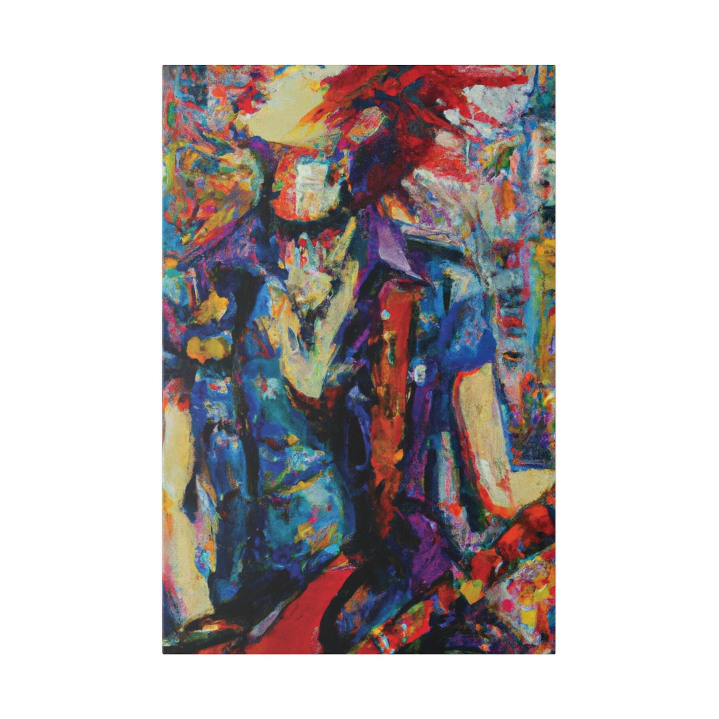 9667F - Rockstar Oil Painting Style Print | Poster | Home Decor | Wall Art | Music Art | Canvas