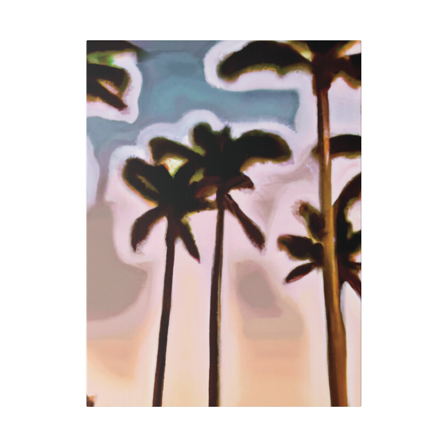 4828Q - Miami Beach Sunset Painting Print | Miami | Beach | Sunset | Poster | Home Decor | Wall Art | Canvas