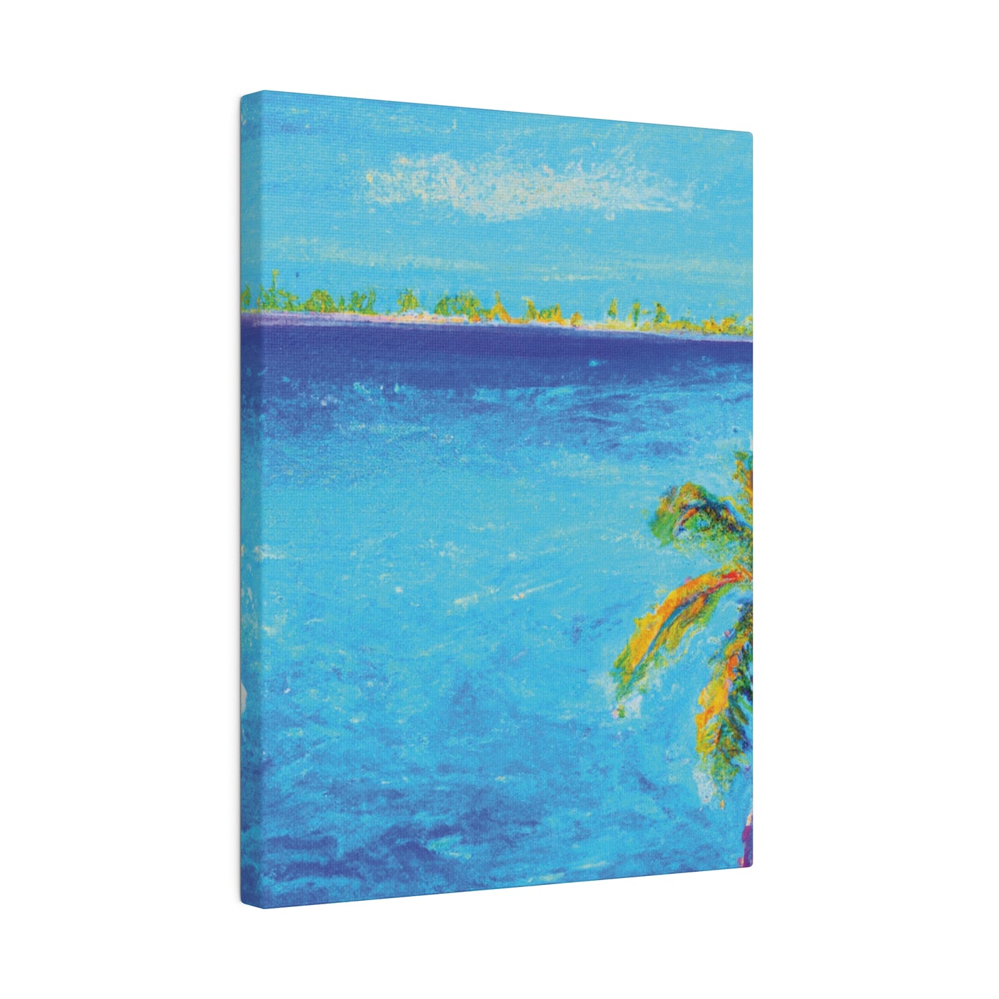 7666Q - Bahamas Ocean Painting Print | Bahamas | Ocean | Beach | Poster | Home Decor | Wall Art | Canvas