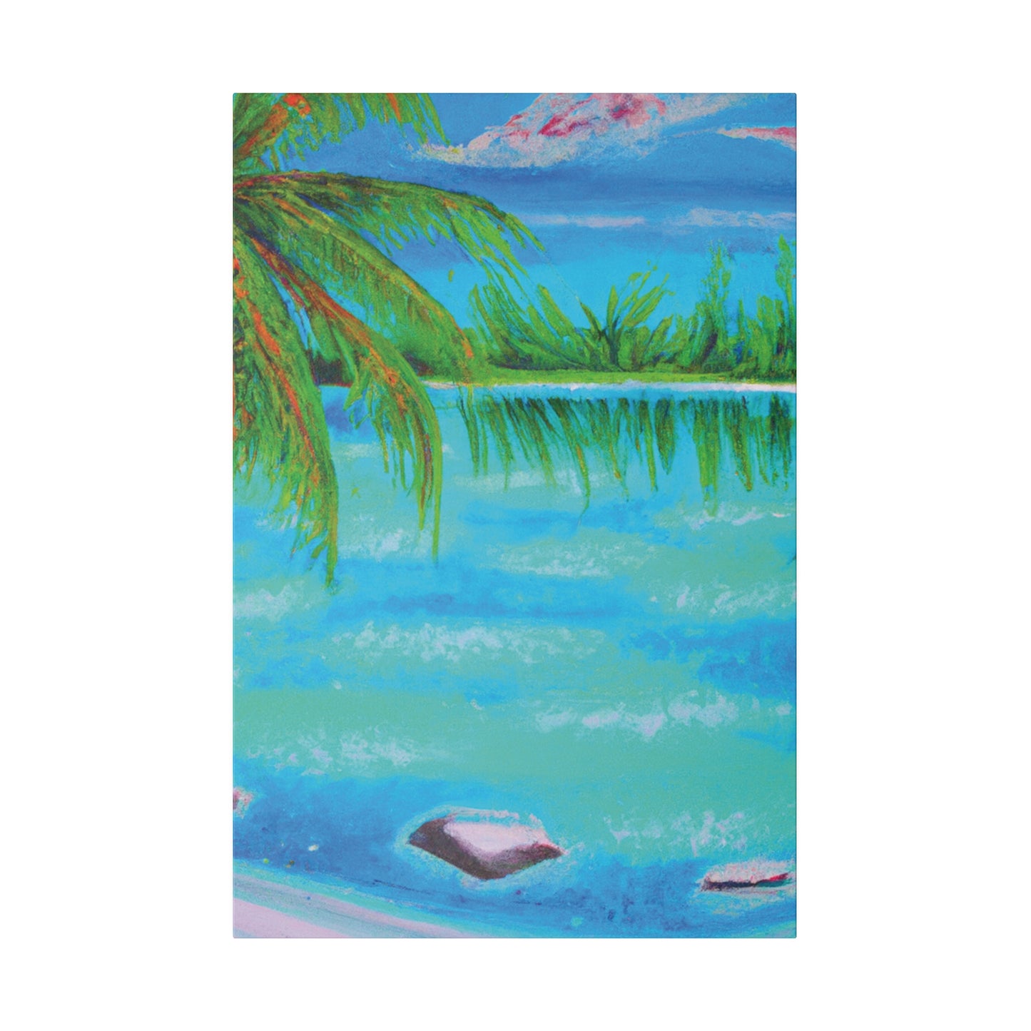 5279Q - Bahamas Ocean Painting Print | Bahamas | Ocean | Beach | Poster | Home Decor | Wall Art | Canvas