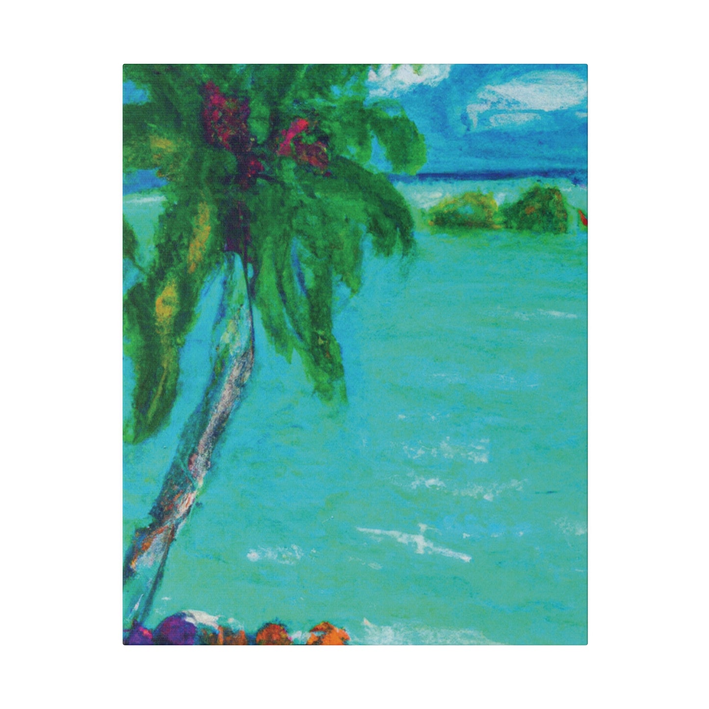 8864T - Bahamas Ocean Painting Print | Bahamas | Ocean | Beach | Poster | Home Decor | Wall Art | Canvas